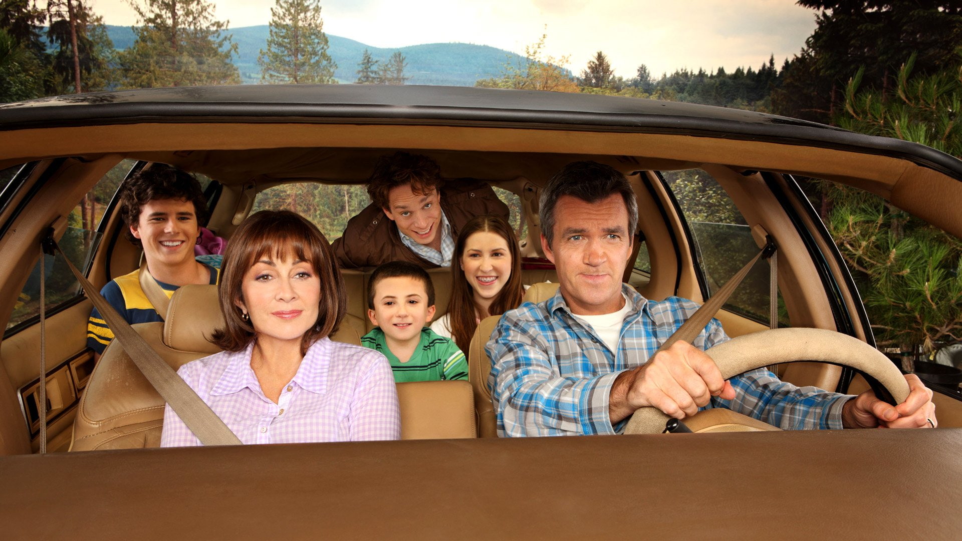 Atticus Shaffer, Chris Kattan, Eden Sher, Patricia Heaton, The Middle (TV Show), Cast, Charlie McDermott, TV Show, The Middle, 1080P, Neil Flynn, HD Wallpaper