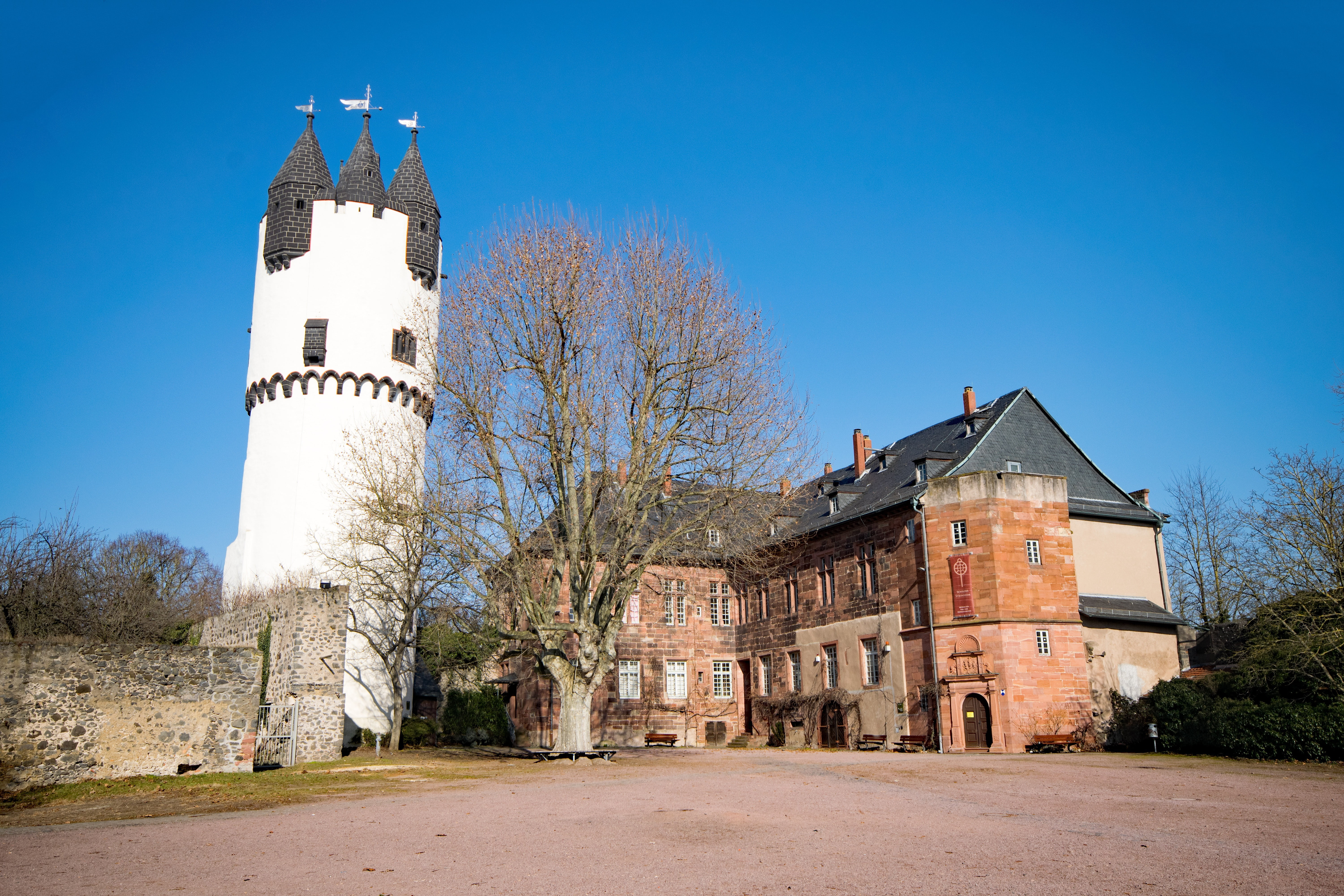 architecture, 5K, travel, day, outdoors, old town, places of interest, building, hanau, the past, old, tower, steinheim, nature, hesse, castle, clear sky, HD Wallpaper