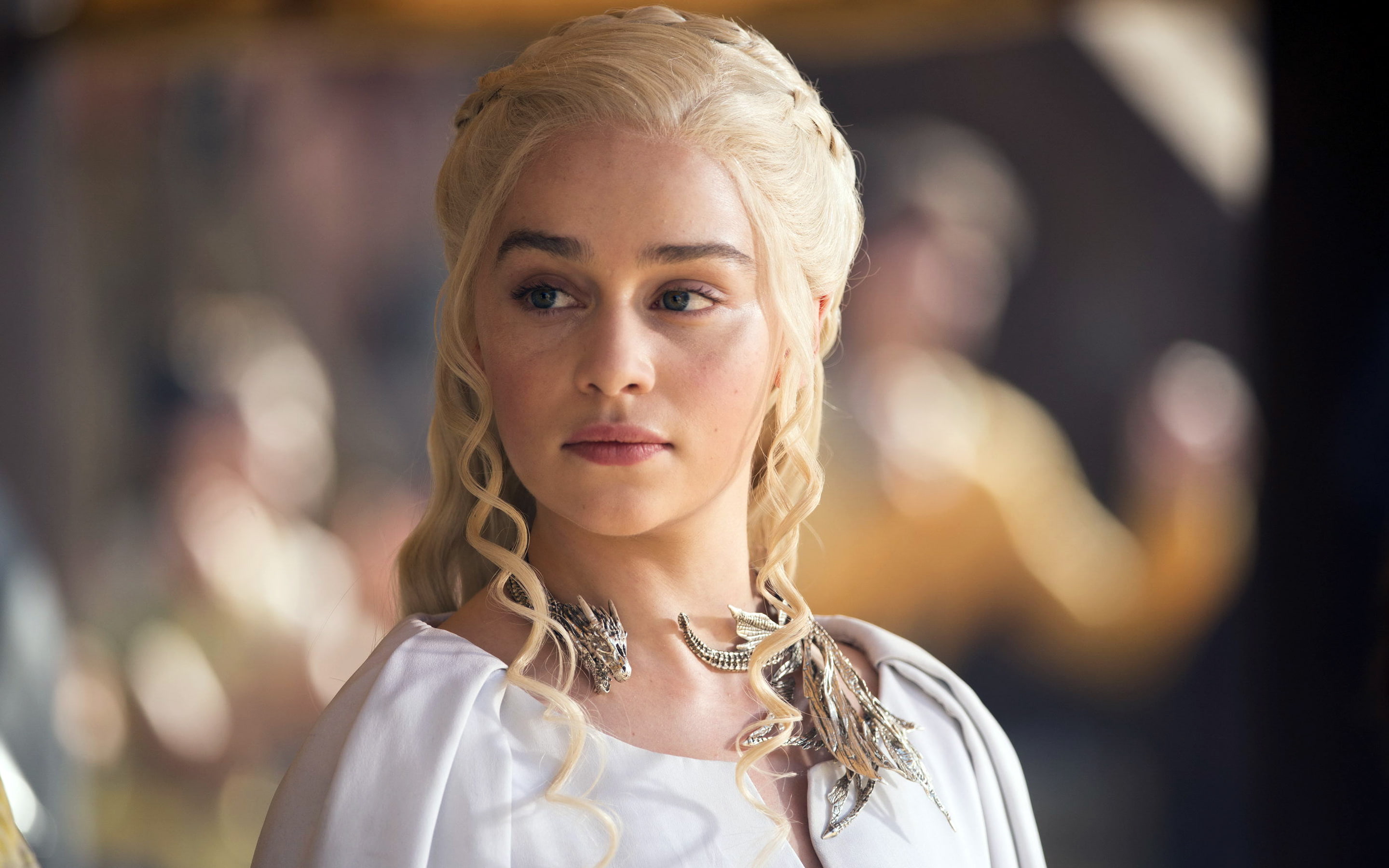 daenerys, 2K, thrones, stormborn, game, HD Wallpaper