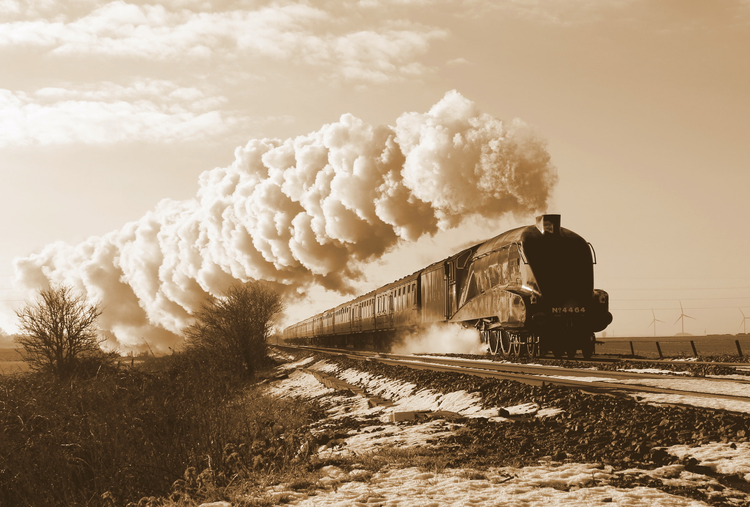 steamer, 2K, train, railroad, HD Wallpaper