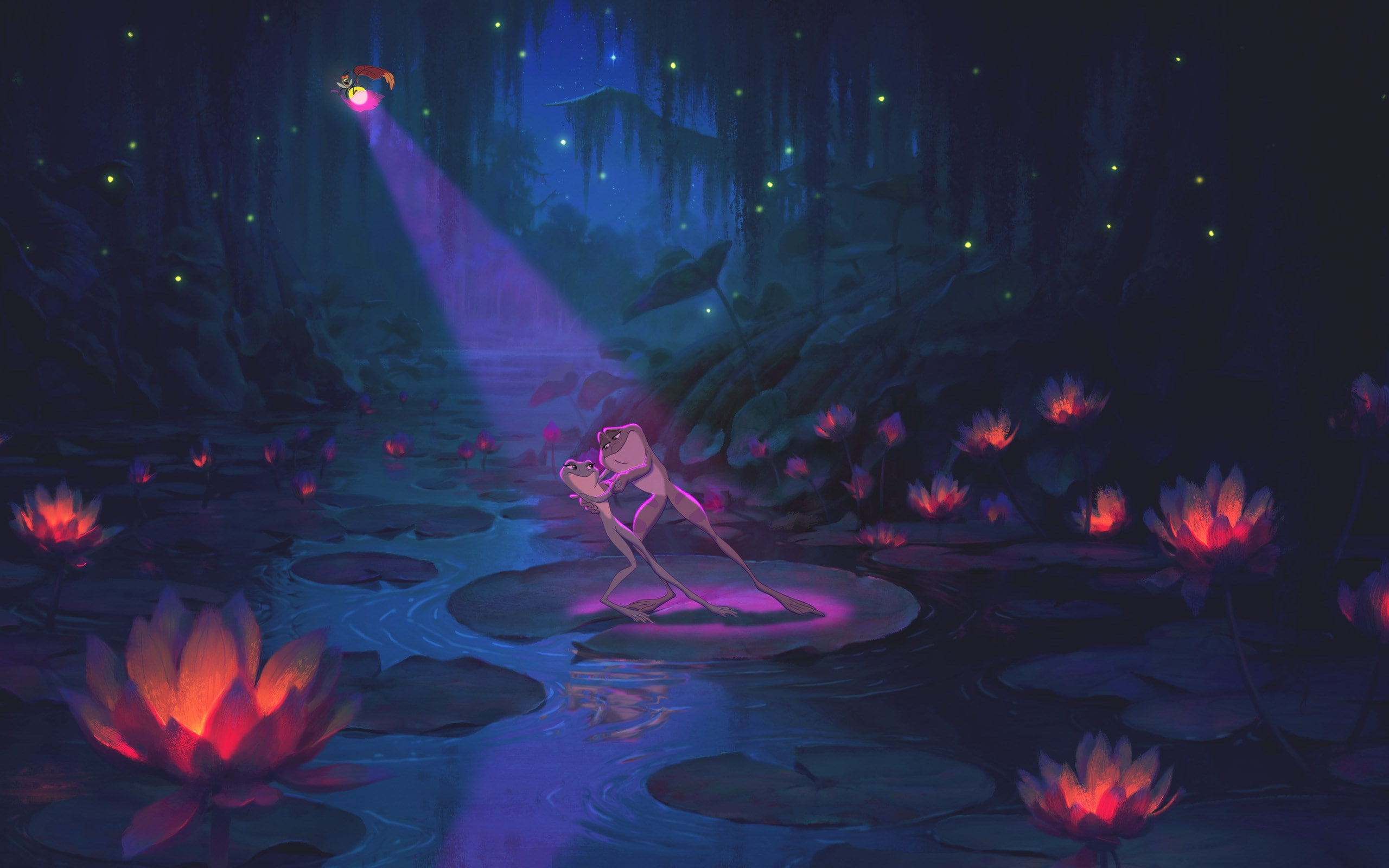2K, the princess and the frog, HD Wallpaper