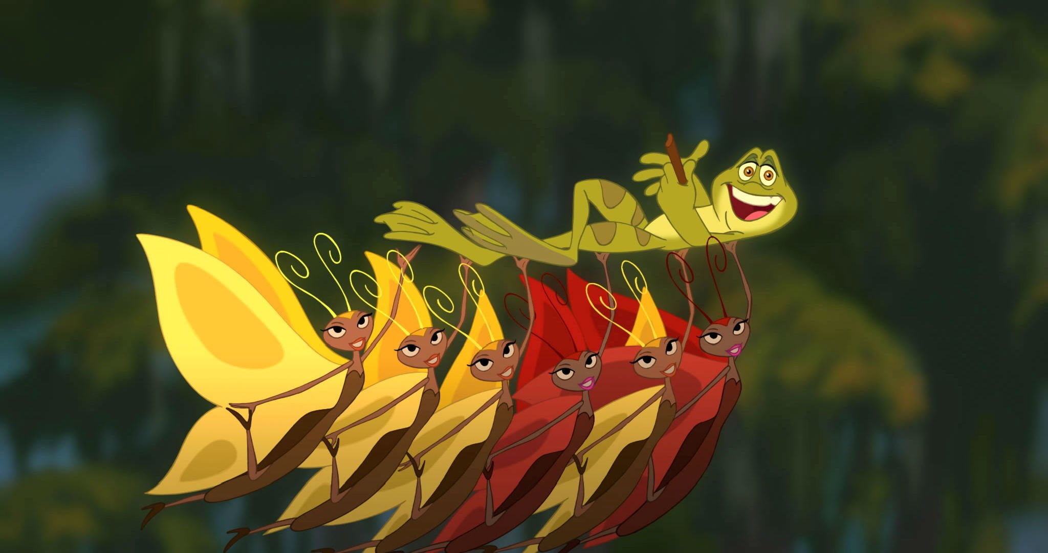 musical, disney, frog, the, family, animation, romantic, fantasy, romance, princess, 1princessfrog, and, 1080P, HD Wallpaper