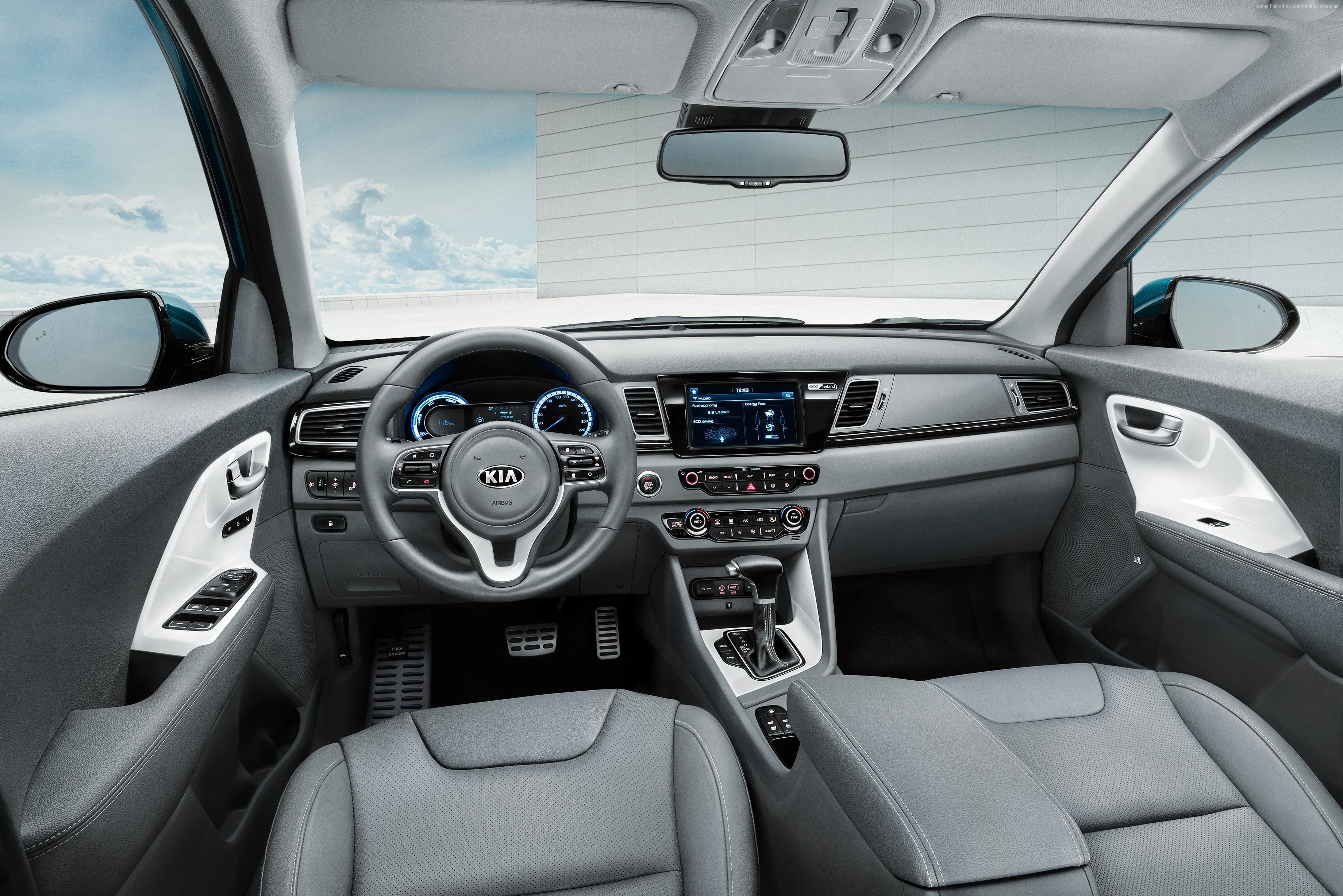 crossover, day, 2K, control panel, Geneva Auto Show 2016, glass - material, indoors, driving, travel, transportation, hybrid, steering wheel, vehicle interior, HD Wallpaper
