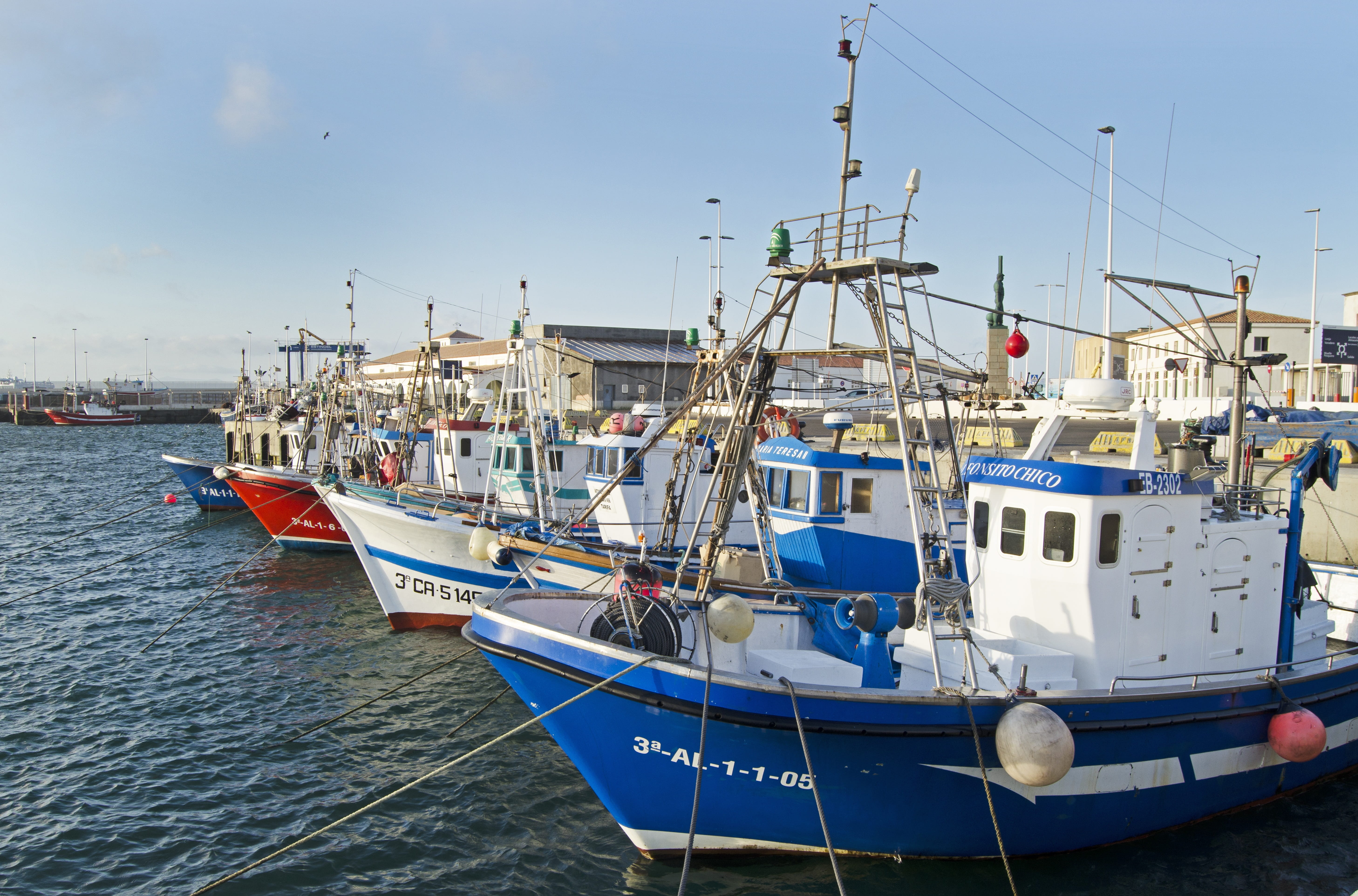 water, pier, transportation, mediterranean, building exterior, mode of transportation, nautical vessel, sky, fishing, 5K, holiday, blue, anchored, travel, HD Wallpaper