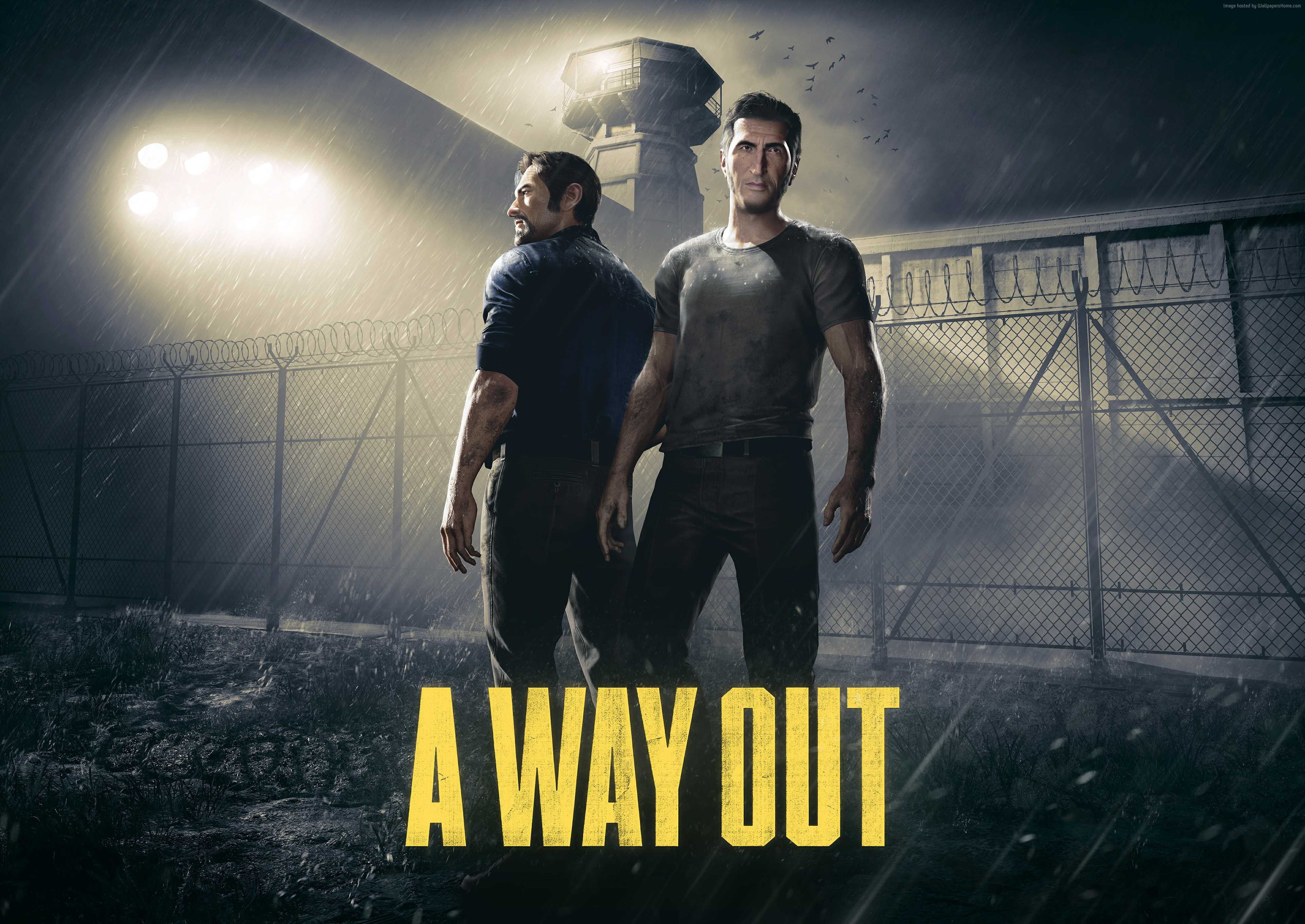 A Way Out, poster, E3 2017, 4K, 4k, HD Wallpaper
