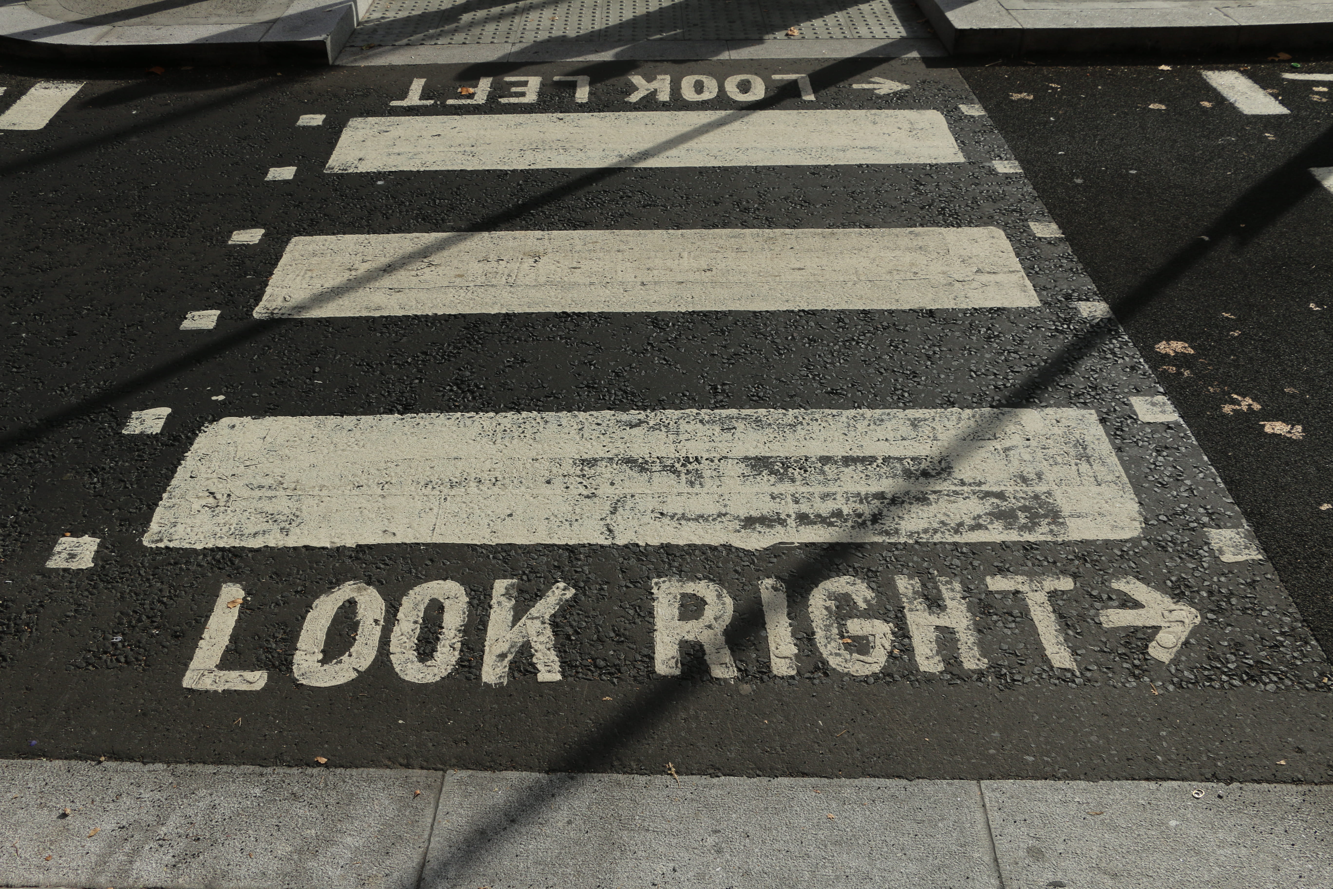 united kingdom, information sign, guidance, high angle view, sign, direction, rethink, crosswalk, thinking, western script, city, perspective, look, transportation, HD Wallpaper