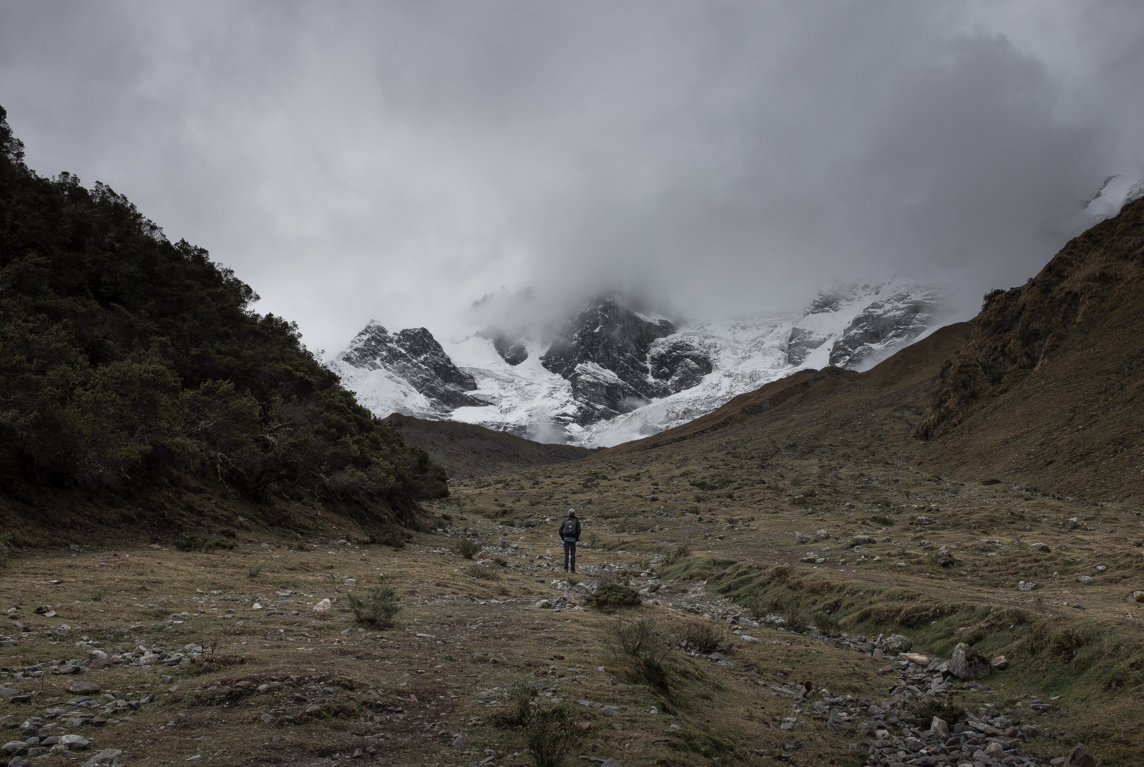 Hiking, Landscape, outdoors, activity, snowy, mountain range, Nature and Landscapes, photo, Travel, leisure activity, Trip, sky, Outdoor, Adventure, plant, HD Wallpaper