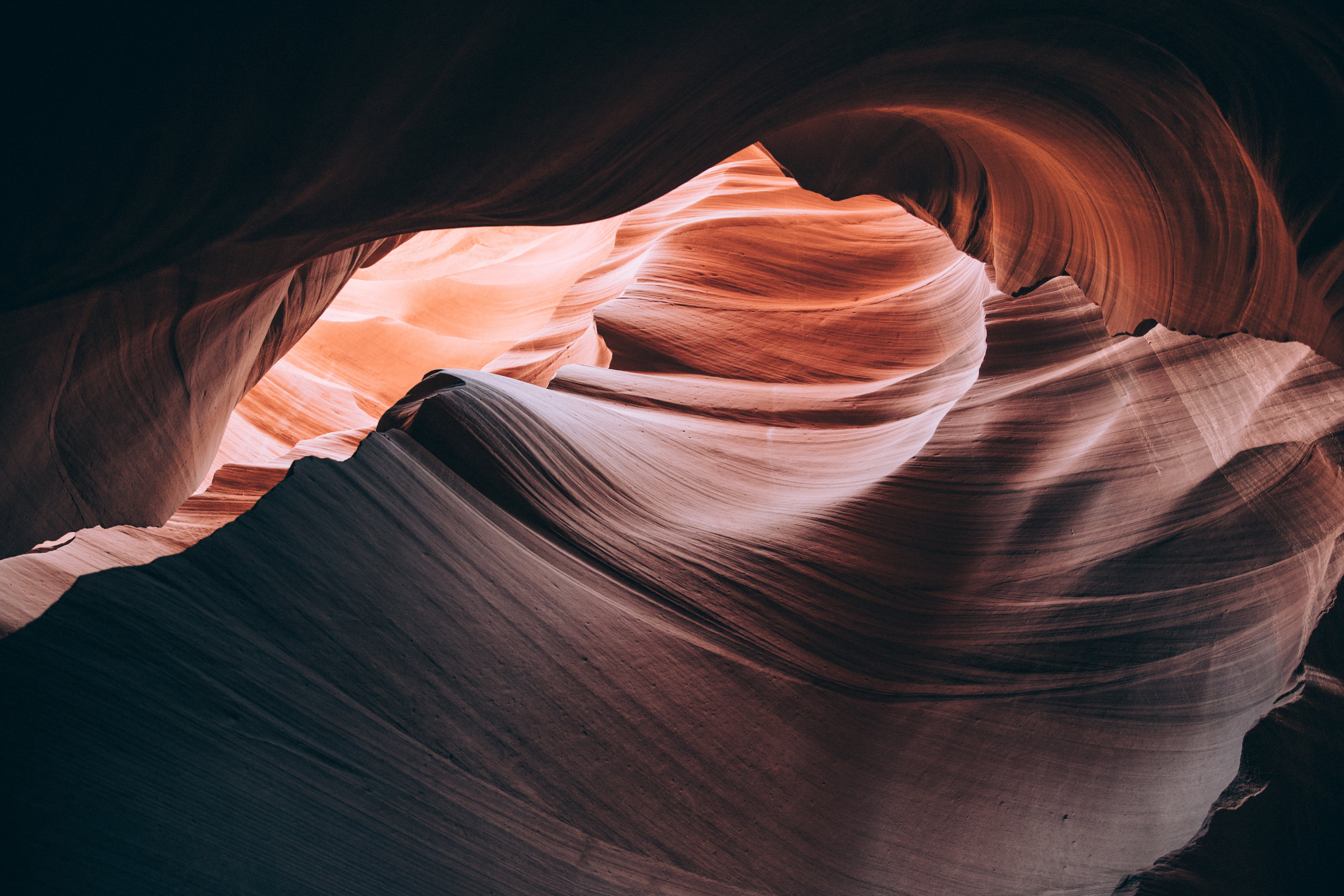 Outdoor, rock - object, curves, natural pattern, landscape, Earth, canyon, Nature and Landscapes, abstract, Travel, Adventure, outdoors, travel destinations, HD Wallpaper