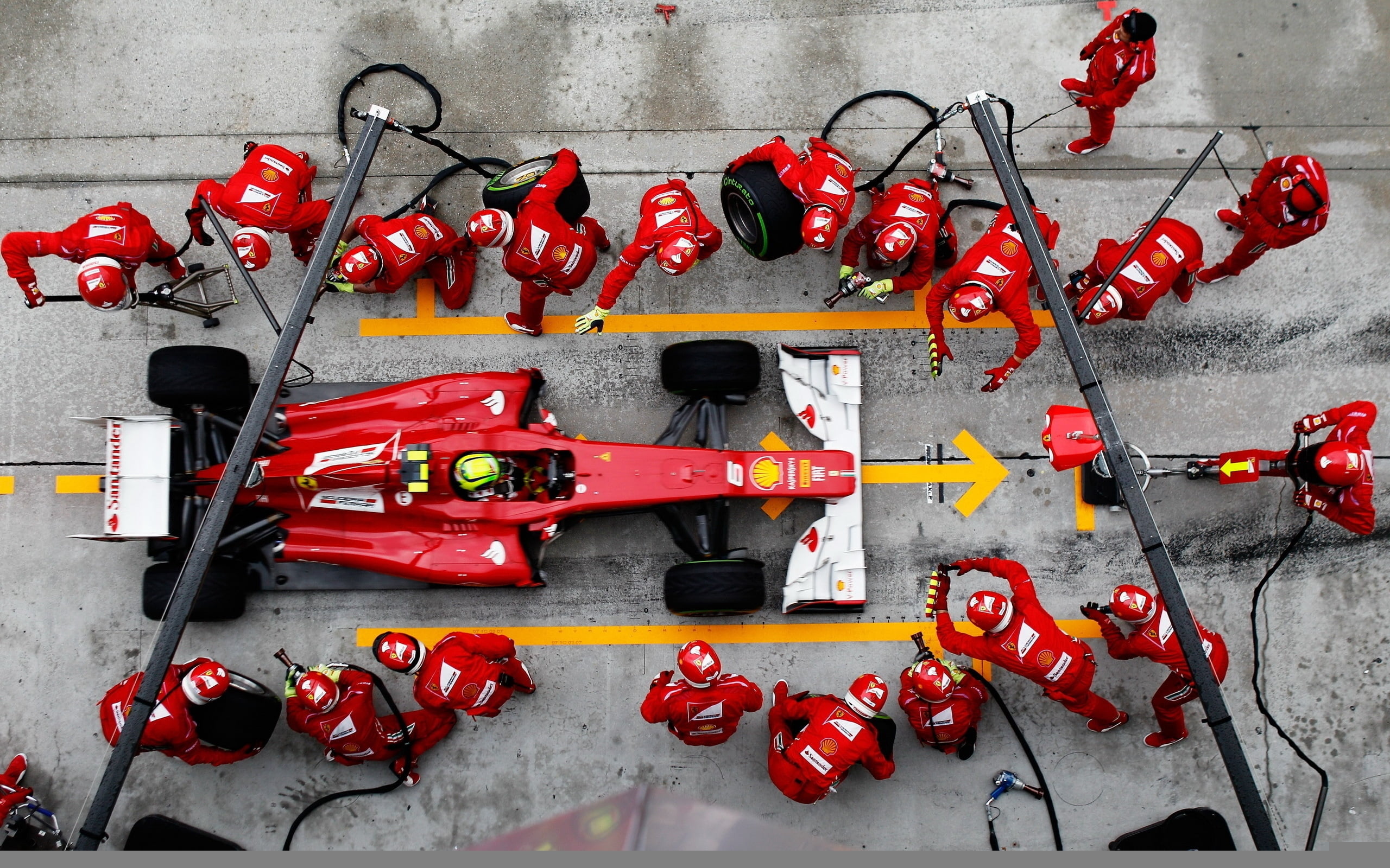 occupation, protection, security, connection, group, felipe massa, hand tool, race, outdoors, metal, formula, high angle view, day, no People, malaysia, HD Wallpaper