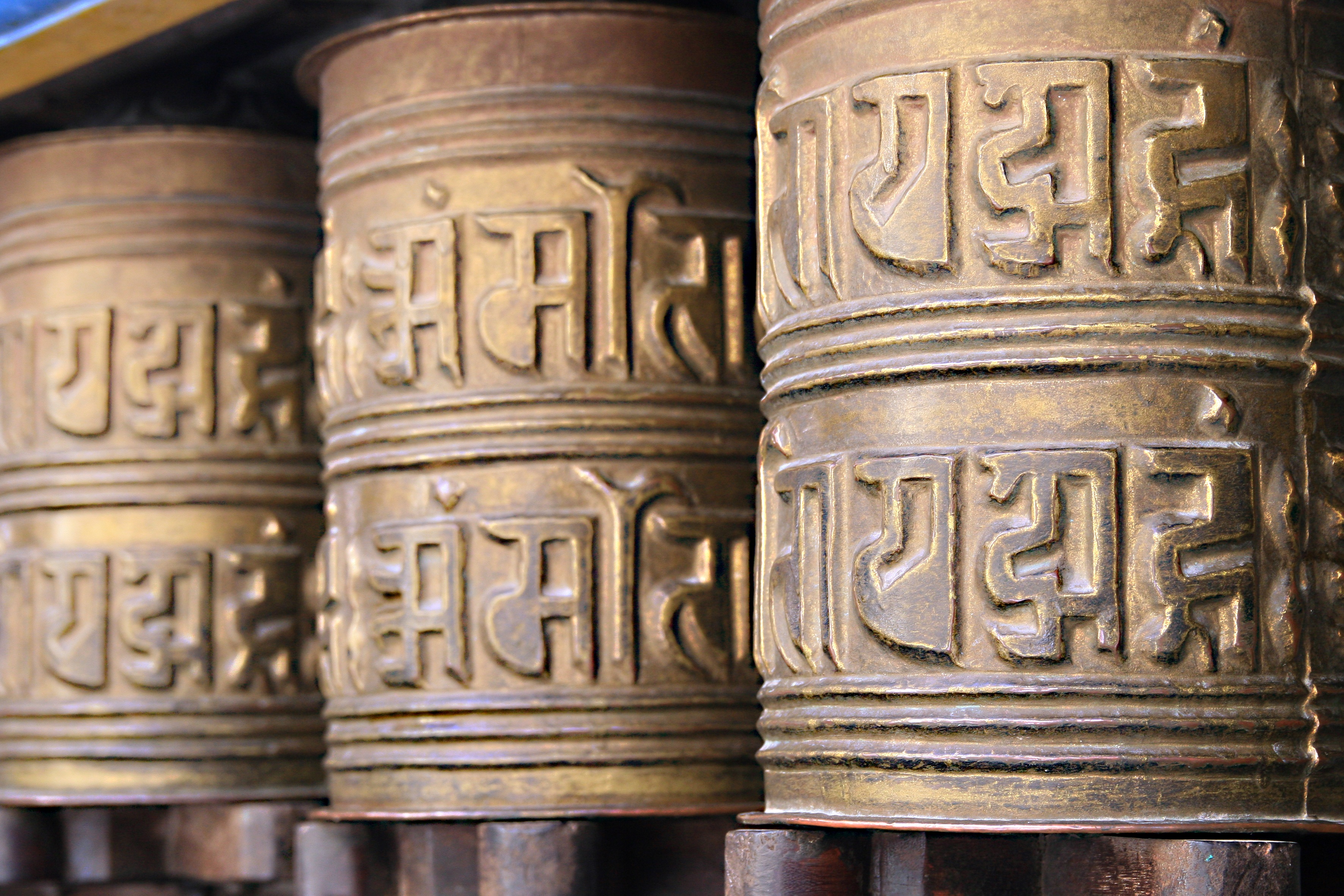 2K, pattern, belief, kathmandu, prayer wheel, old, religion, buddhism, focus on foreground, ornate, prayer, full frame, art and craft, day, wheel, still life, HD Wallpaper