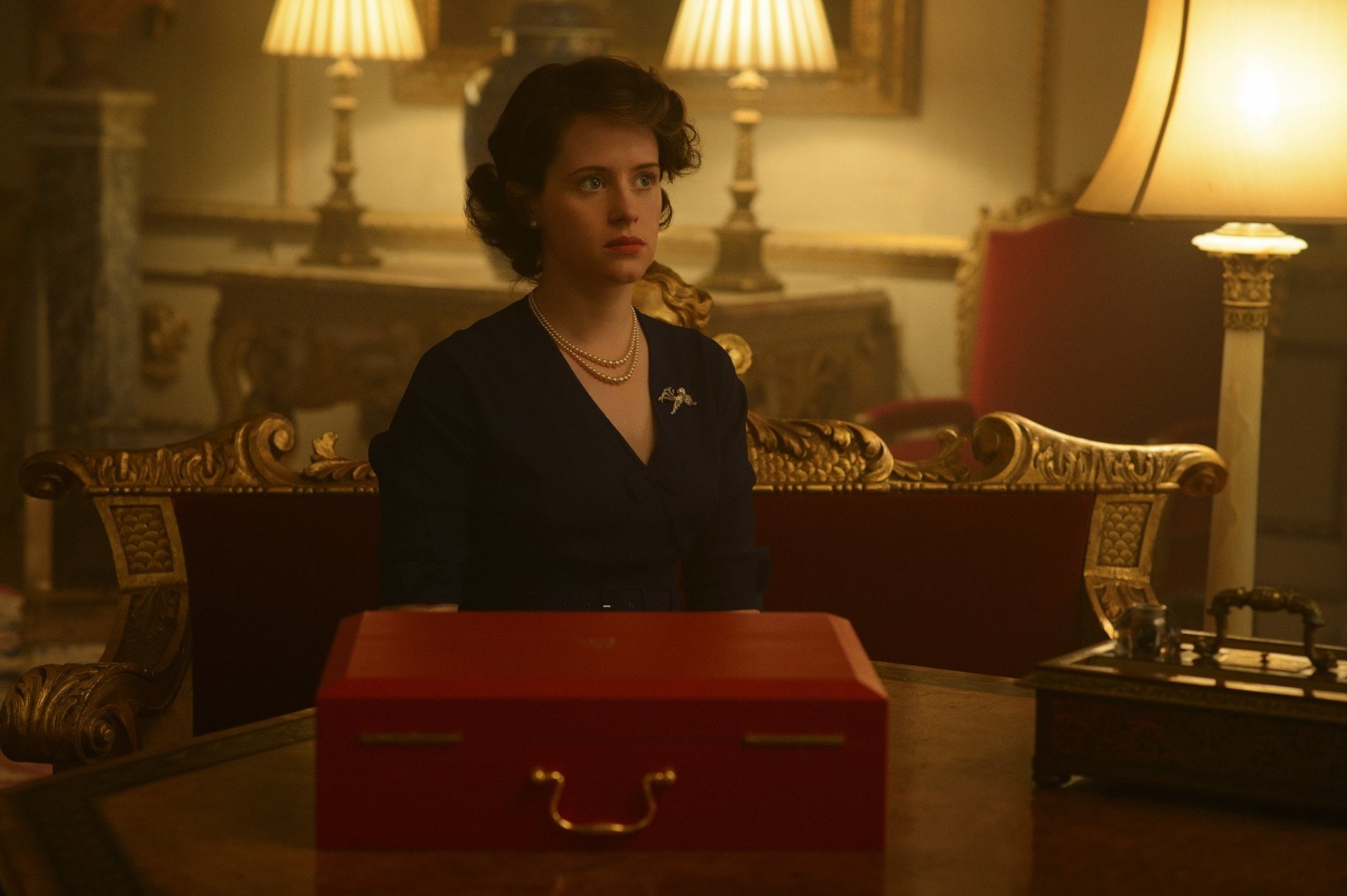 Claire Foy, Queen Elizabeth II, TV Show, The Crown, 1080P, HD Wallpaper