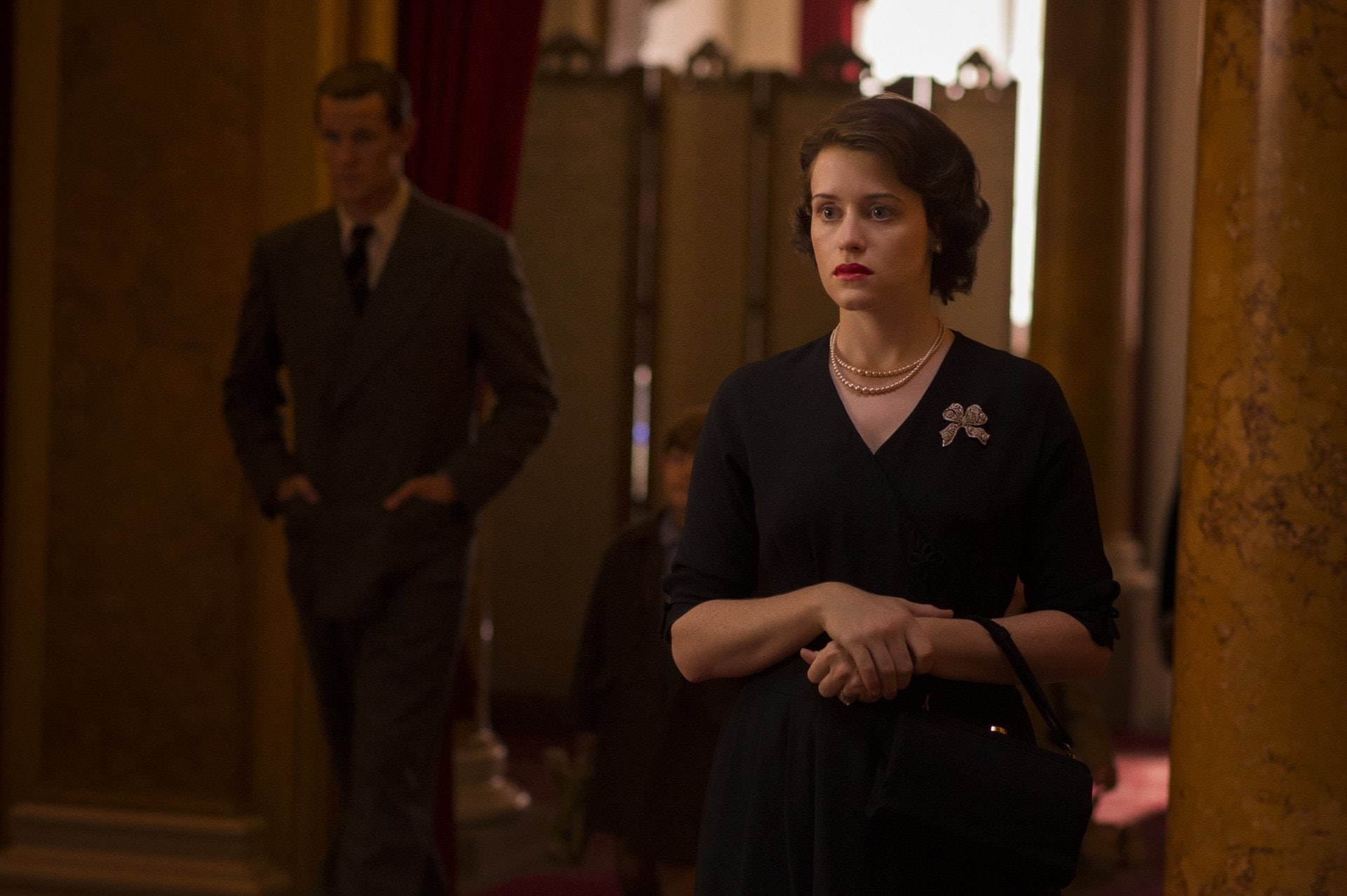 Prince Philip, TV Show, Matt Smith, 1080P, The Crown, Claire Foy, Queen Elizabeth II, HD Wallpaper