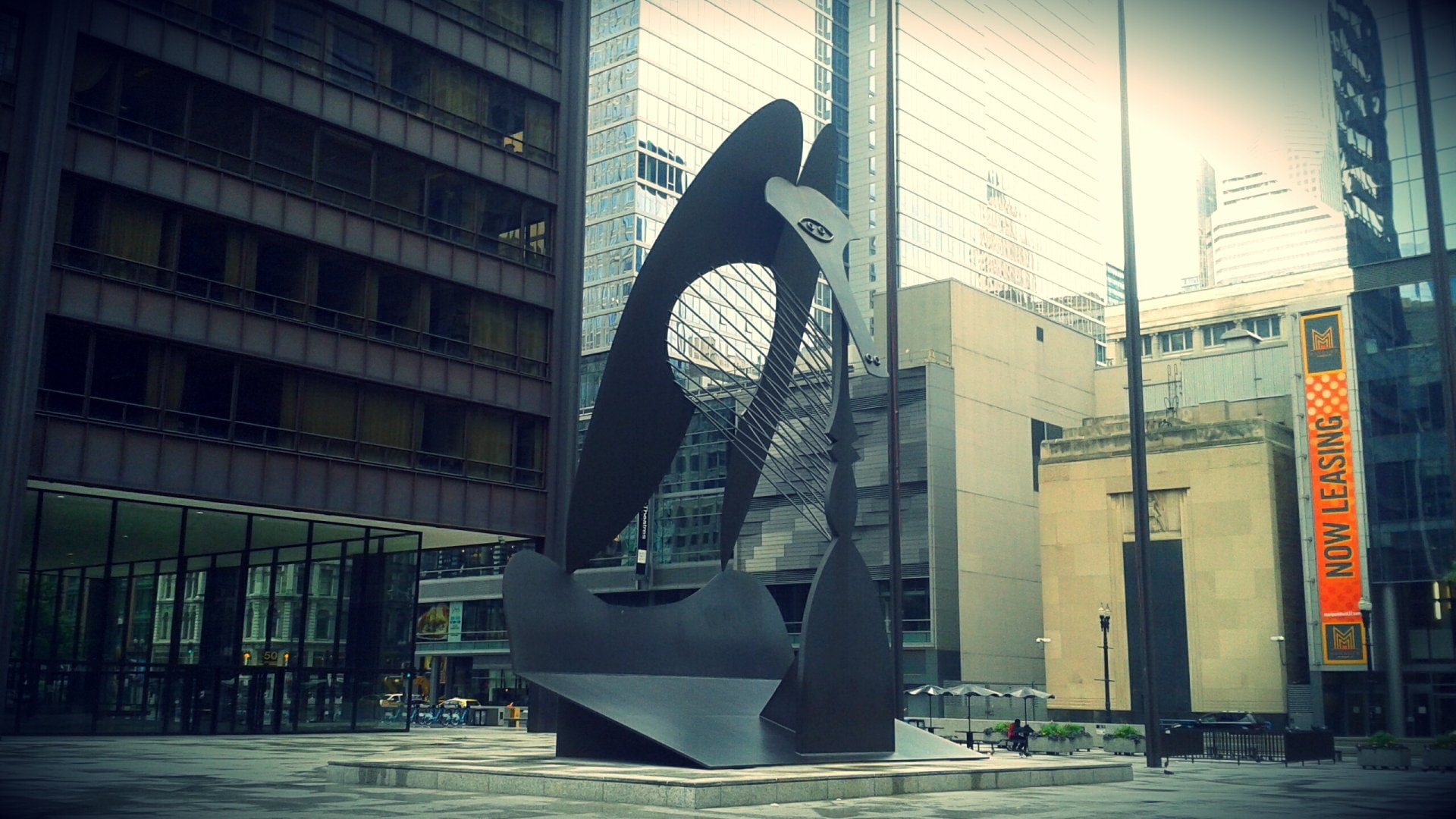 Sculpture, 1080P, Chicago, Man Made, Baboon, Picasso, HD Wallpaper