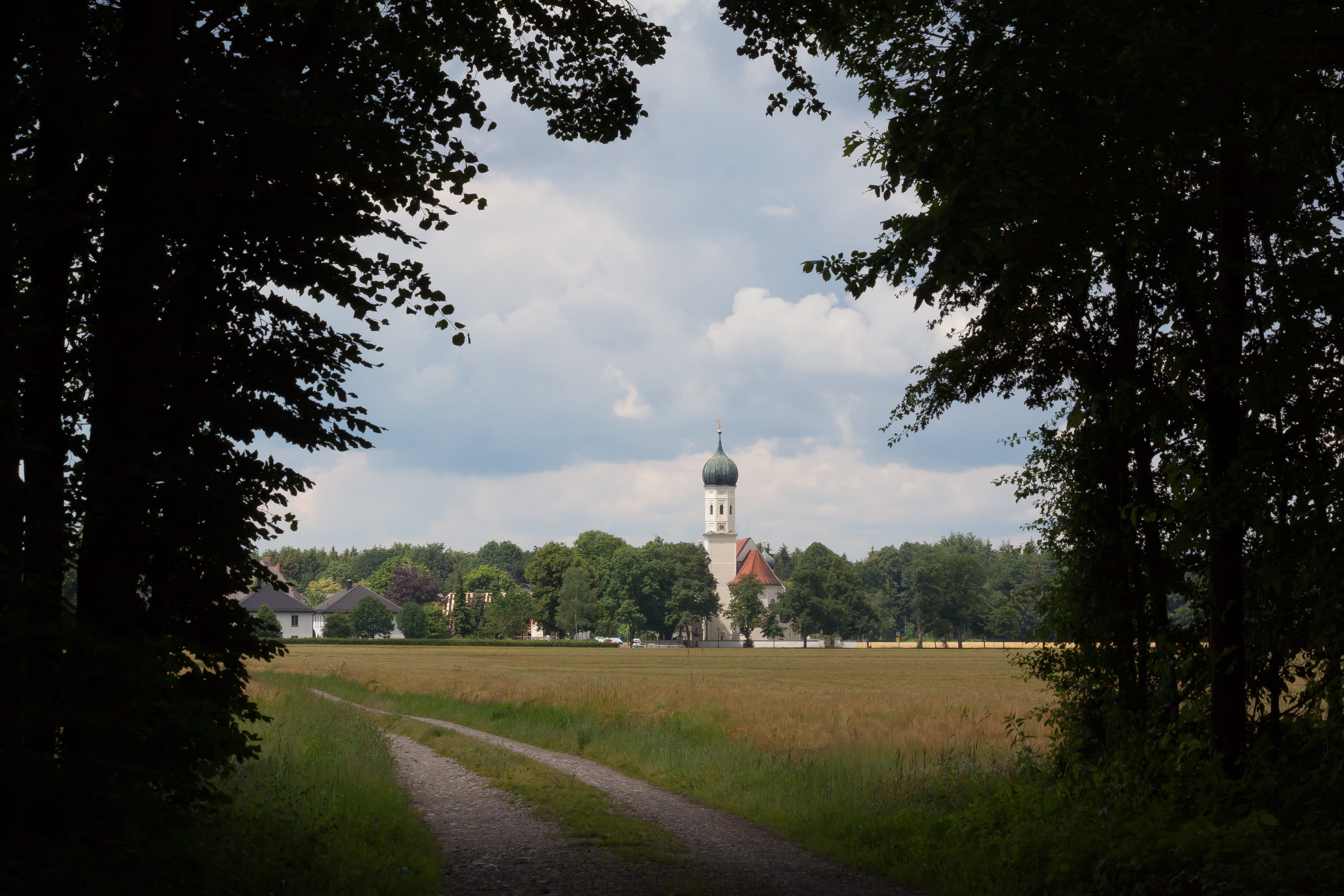 wilhelm von finck, built structure, forest, district, church, 4K, transportation, möschenfeld, agriculture, landowner, no people, land, st ottilie, the way forward, HD Wallpaper