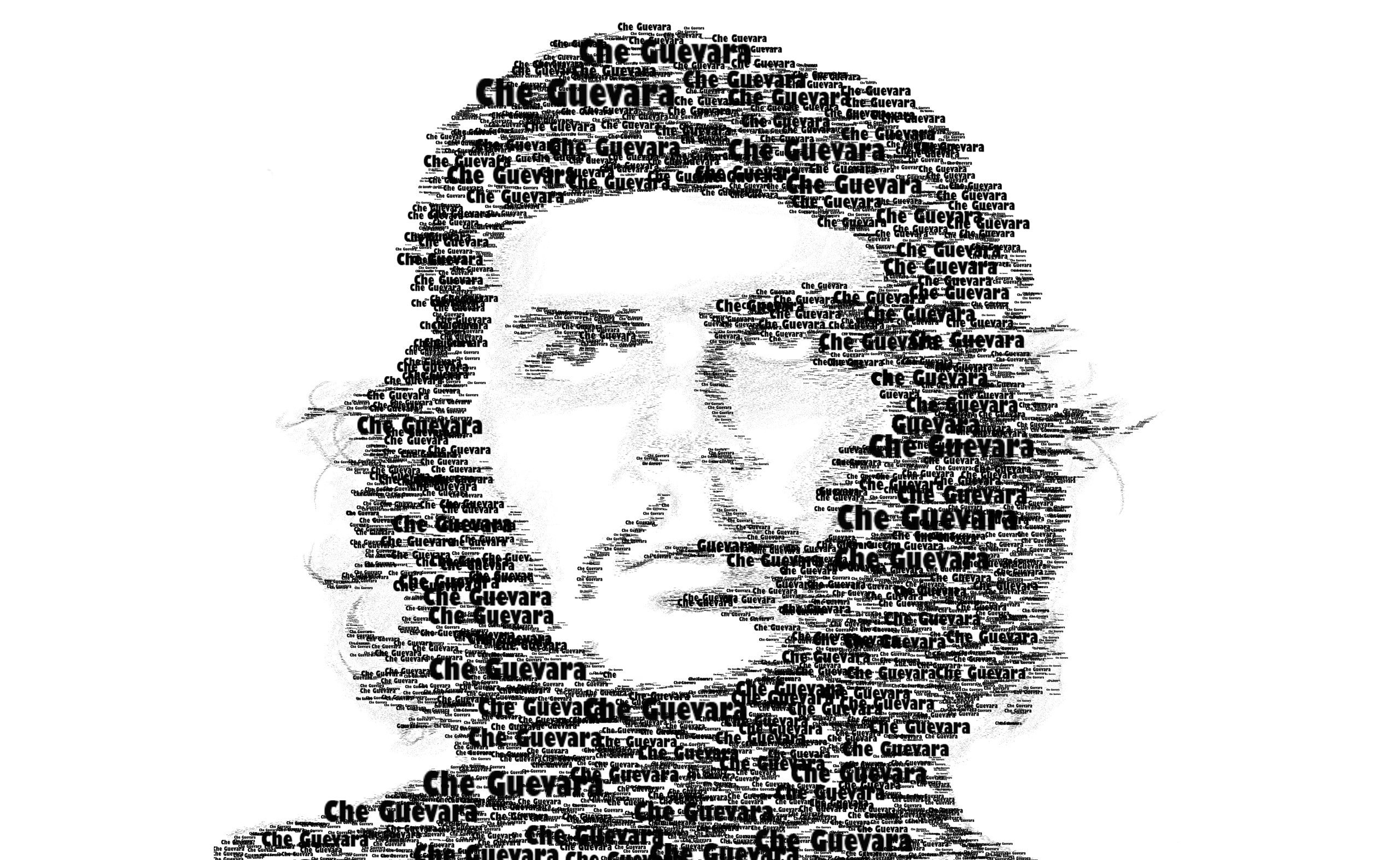Typography, 2K, mid adult men, Artistic, contemplation, close-up, adult, body part, one person, digital composite, portrait, headshot, guevara, human body part, HD Wallpaper