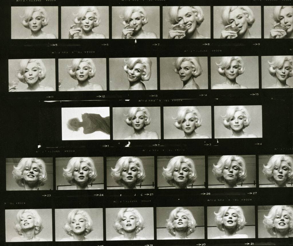 women, body part, choice, positive emotion, indoors, shelf, communication, bert stern, Marilyn Monroe, large group of objects, front view, collection, side by side, HD Wallpaper
