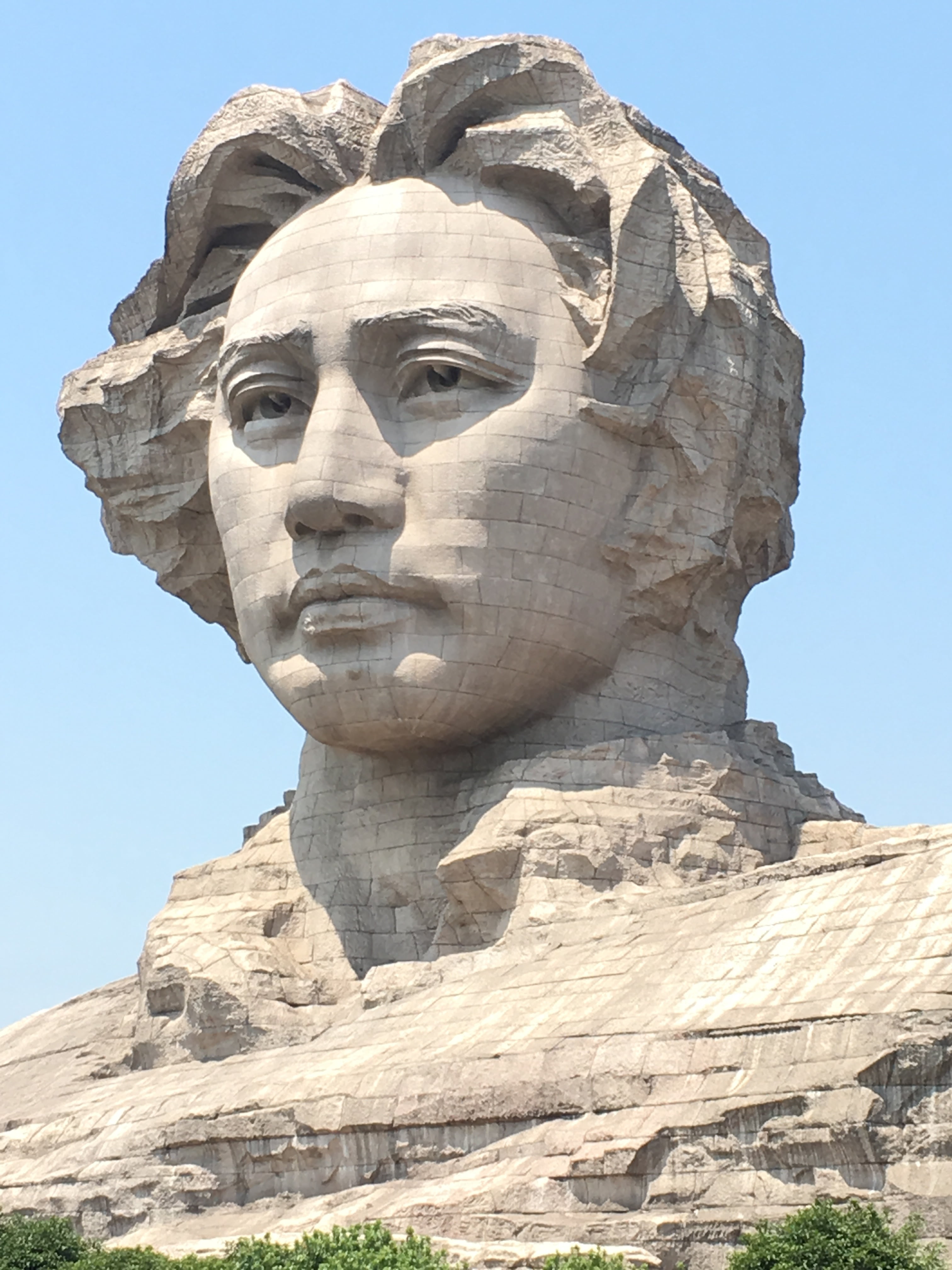 4K, male likeness, low angle view, representation, the scenery, statue, clear sky, sunlight, changsha, craft, history, tourism, day, travel destinations, Phone HD Wallpaper