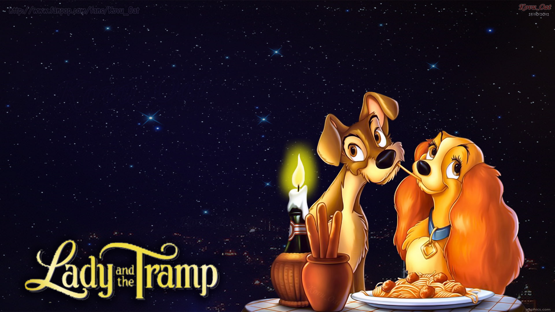 disney, tramp, lady, 1080P, HD Wallpaper