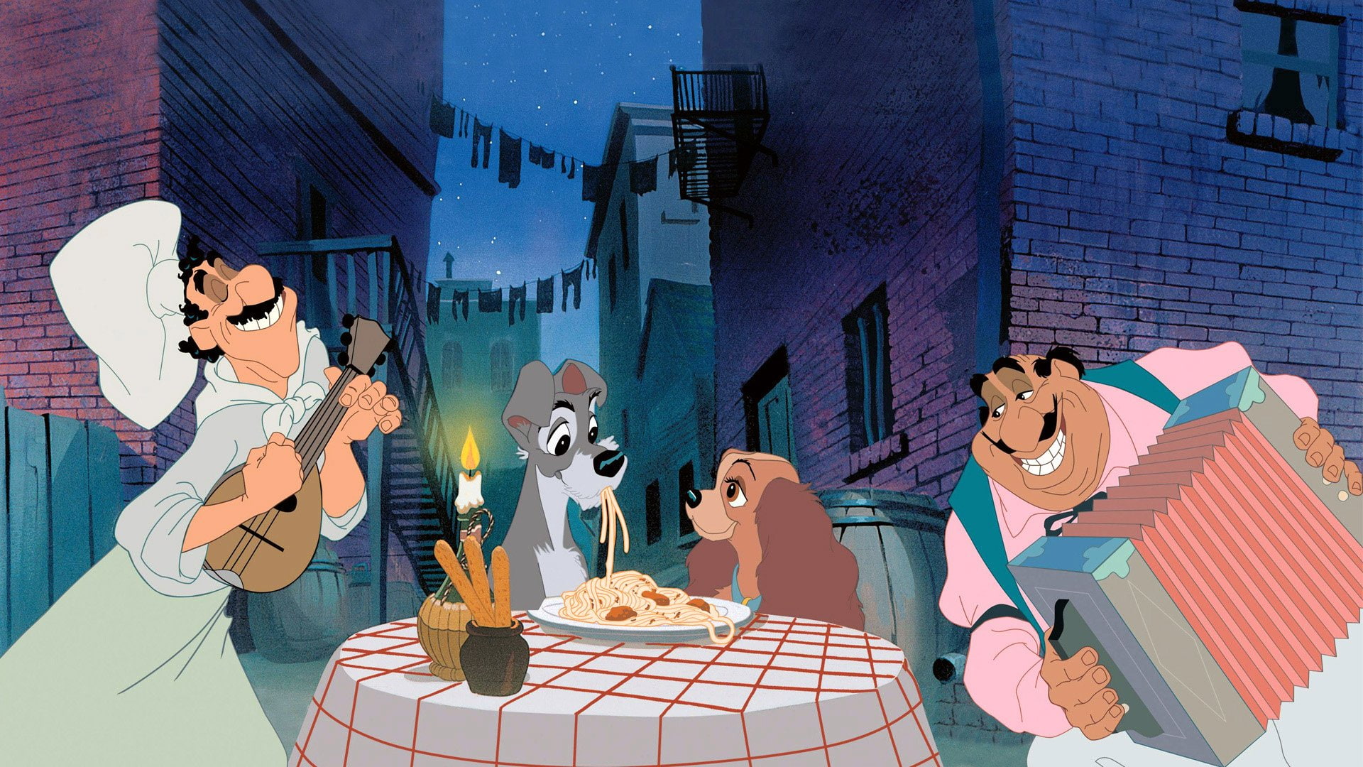 1080P, Lady And The Tramp, Movie, HD Wallpaper