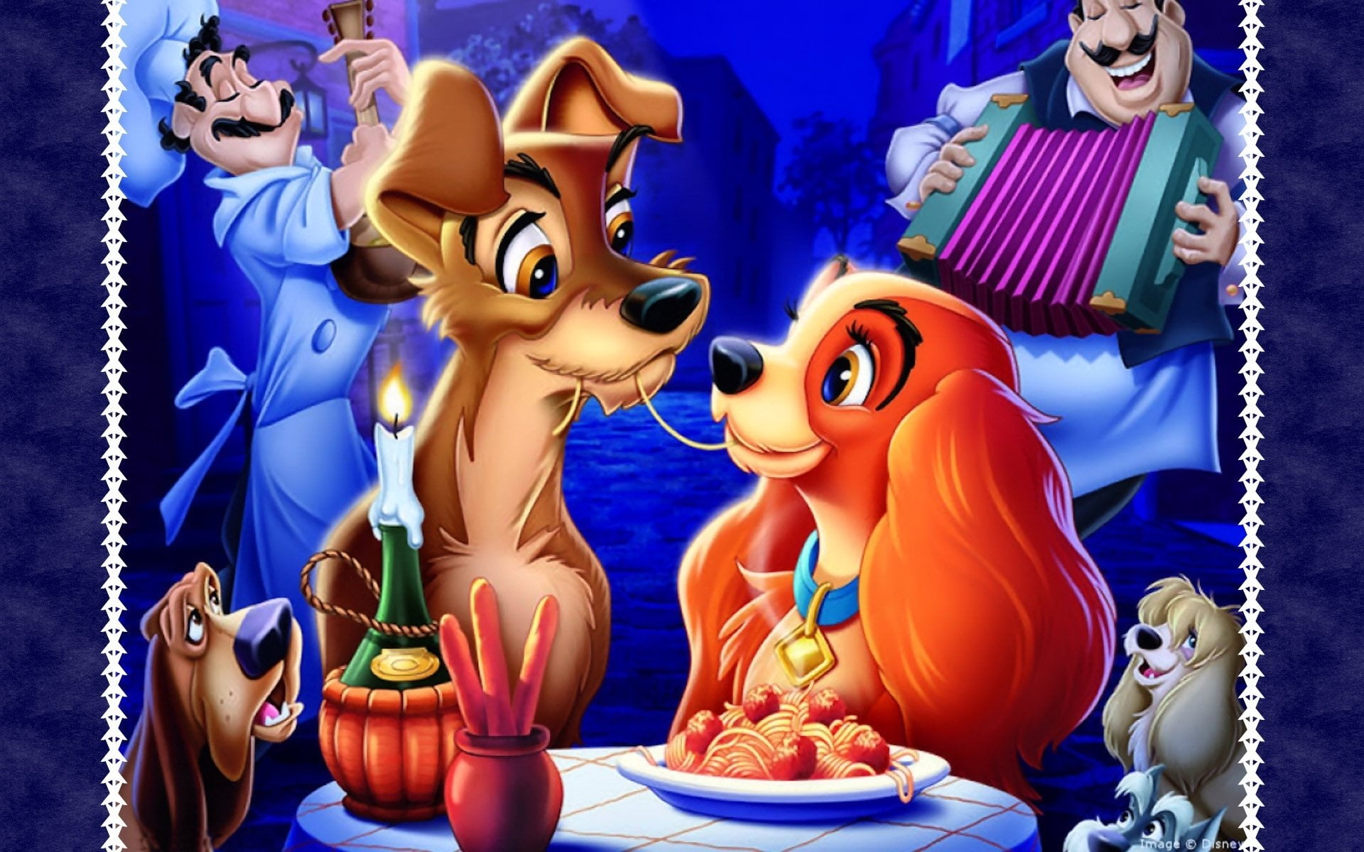 spirituality, no people, celebration, figurine, statue, religion, drink, toy, representation, 1080P, sculpture, blue, female likeness, art and craft, Lady And The Tramp, HD Wallpaper