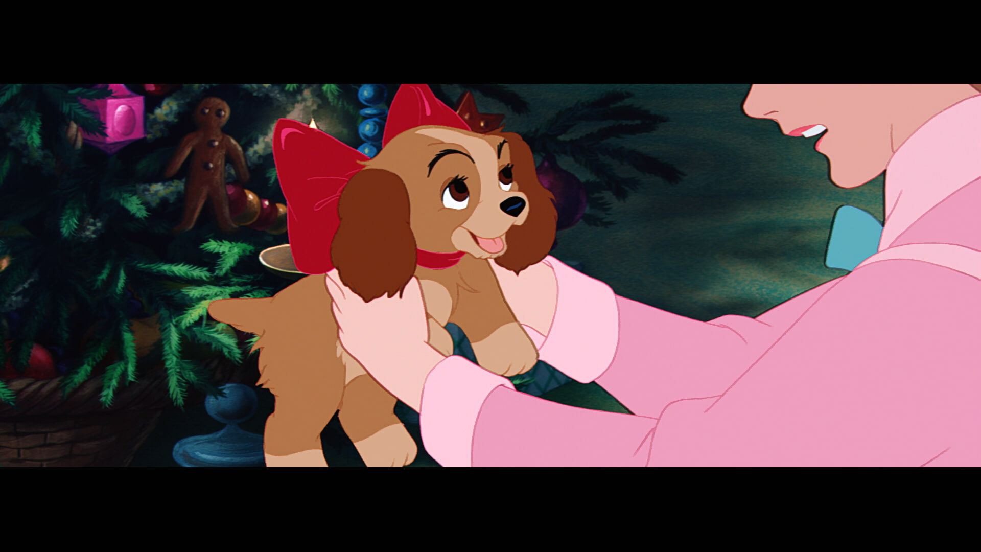 christmas, tramp, disney, lady, 1080P, HD Wallpaper