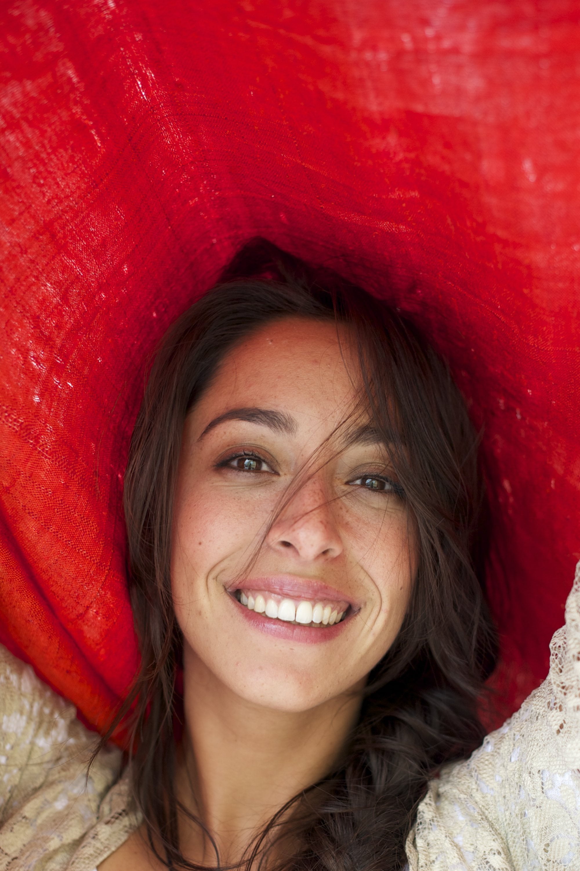 cheerful, Oona Chaplin, teeth, traditional, white, portrait, one person, looking at camera, brown eyes, beautiful woman, hairstyle, human hair, toothy smile, Phone HD Wallpaper