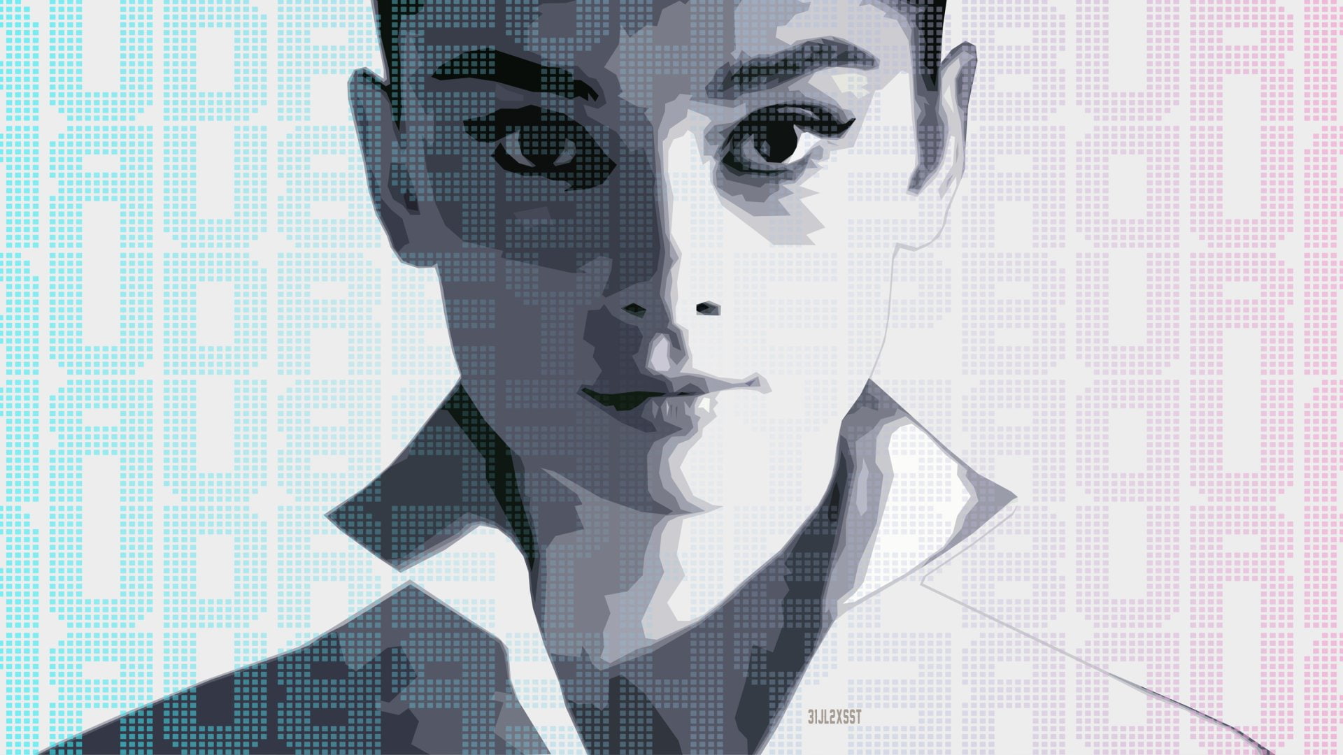 Portrait, Audrey Hepburn, Celebrity, Face, 1080P, Artistic, Actress, Digital Art, Actresses, Vector, HD Wallpaper