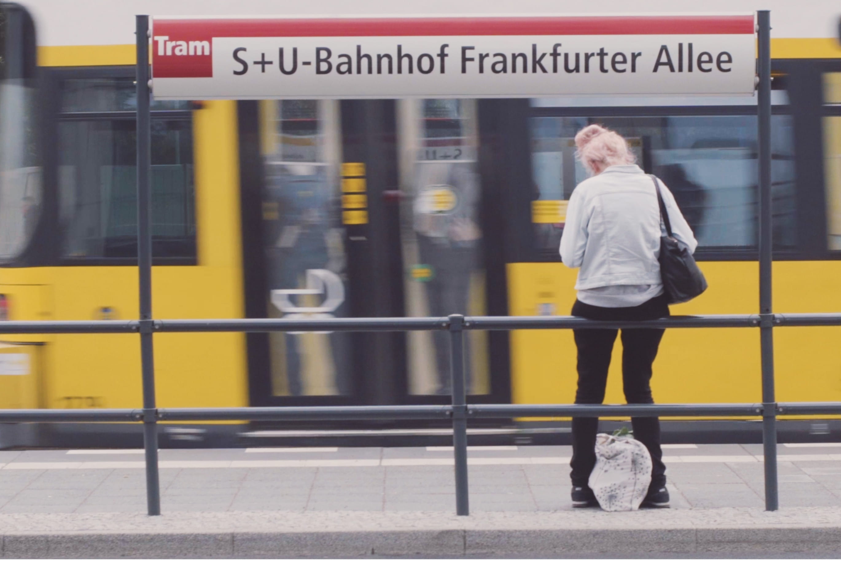 germany, berlin tram, berlin subway, sitting, rail transportation, berlin, bag, standing, casual clothing, full length, bvg, communication, text, tram, HD Wallpaper