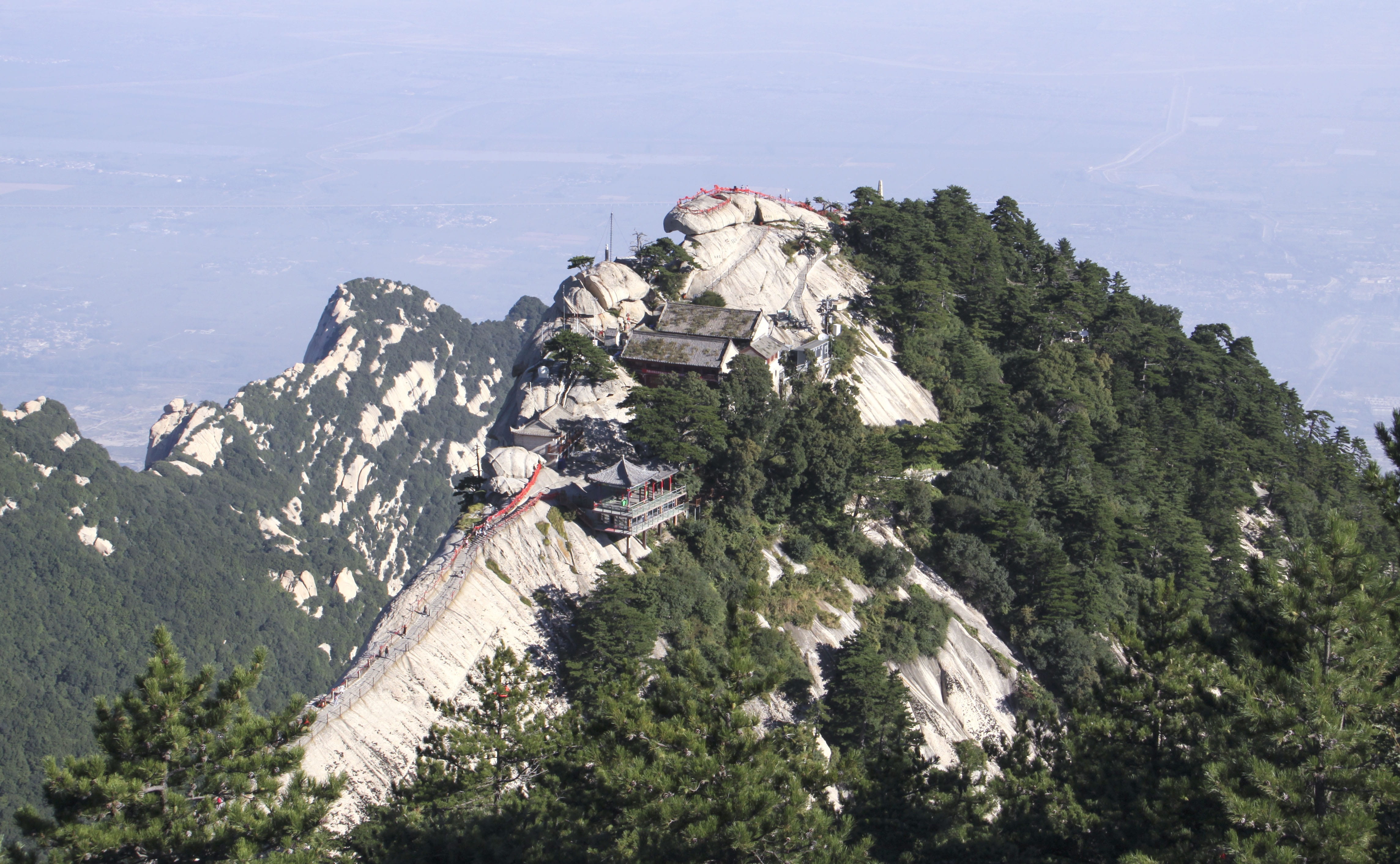 solid, architecture, outdoors, tranquil scene, formation, china, plant, mountain, nature, beauty in nature, 4K, rock formation, day, rock - object, shanxi province, HD Wallpaper