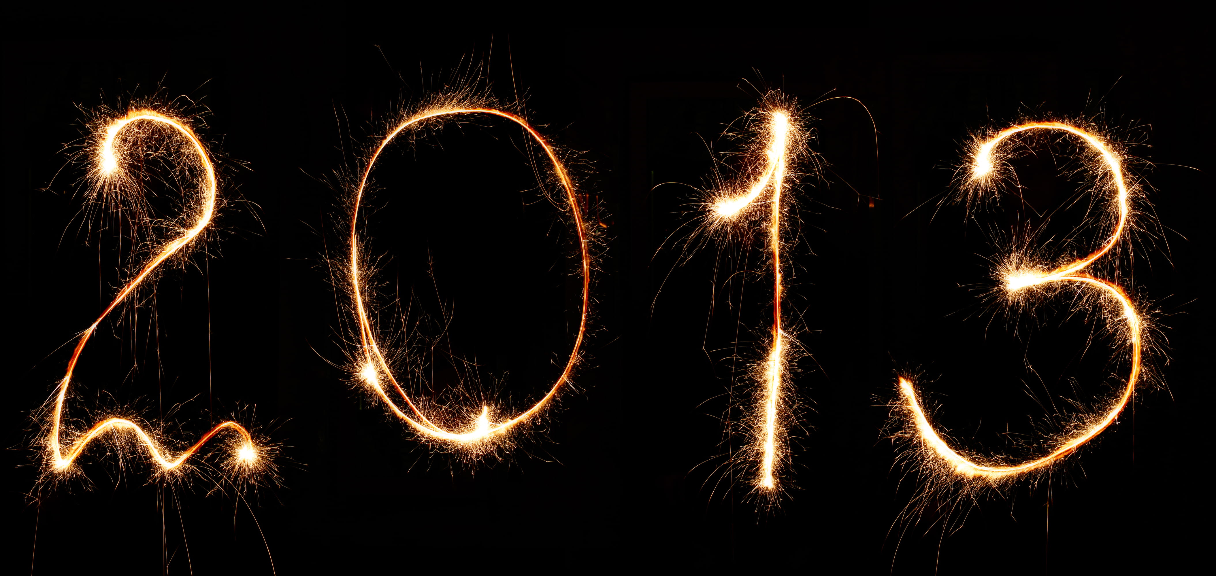 motion, spark, number, light effect, gold, brightly lit, typescript, types, color, new, two, sparkles, 2013, firework, isolated, orange, flame, font, celebrate, HD Wallpaper