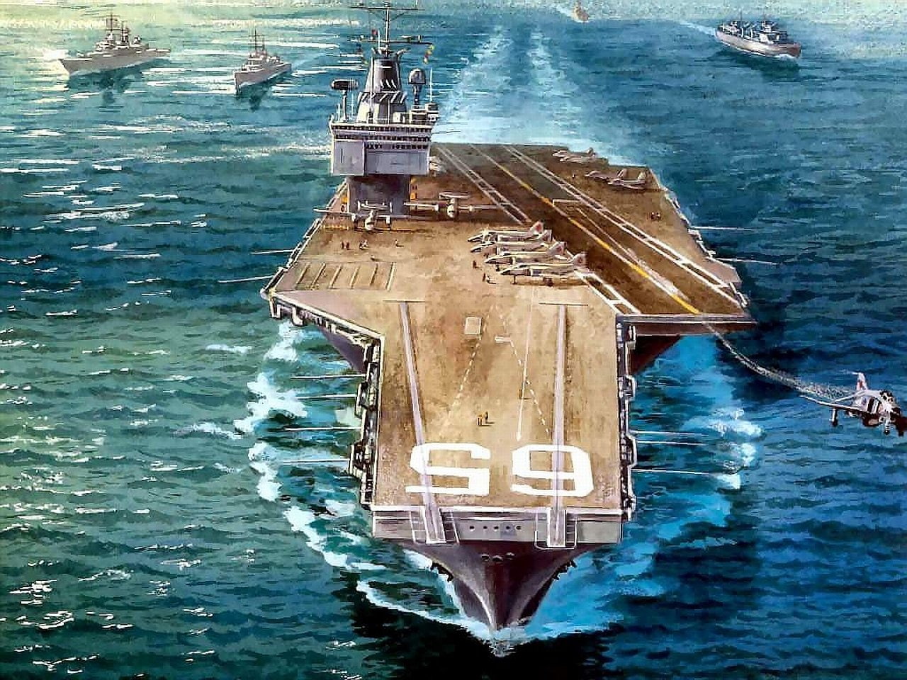 USS Enterprise (CVN-65), Warships, Aircraft Carrier, 720P, Warship, HD Wallpaper
