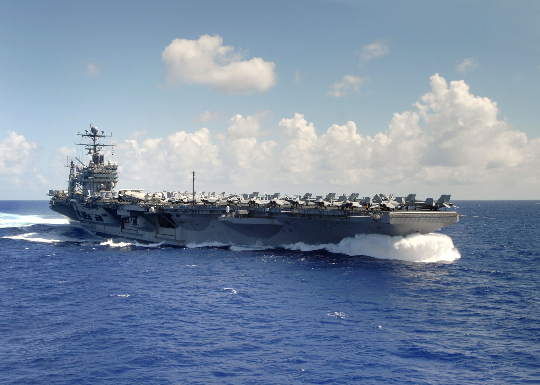 Warships, USS Abraham Lincoln (CVN-72), 1080P, Aircraft Carrier, Warship, HD Wallpaper