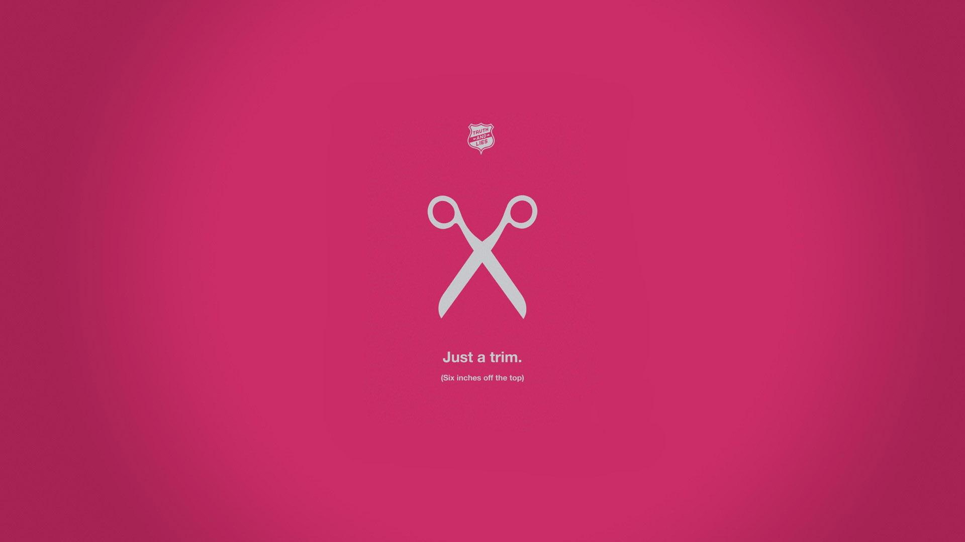 trim, scissors, 1080P, funny, illustration, 1920x1080, just a trim, HD Wallpaper