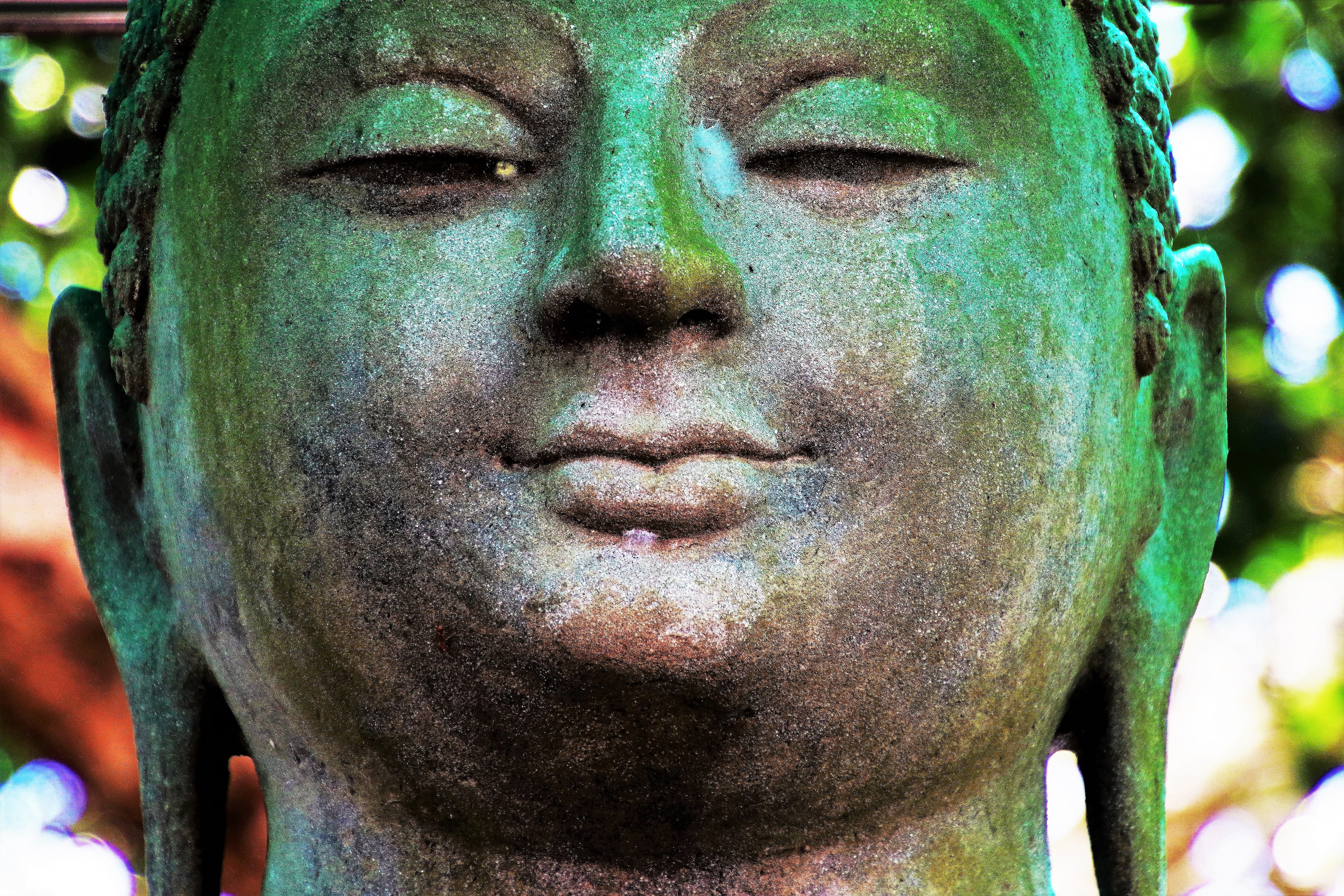 paint, young adult, messy, sri lanka, smile, close-up, smiles, meditation, pray, front view, human face, religion, figure, real people, architecture, the scenic background, HD Wallpaper