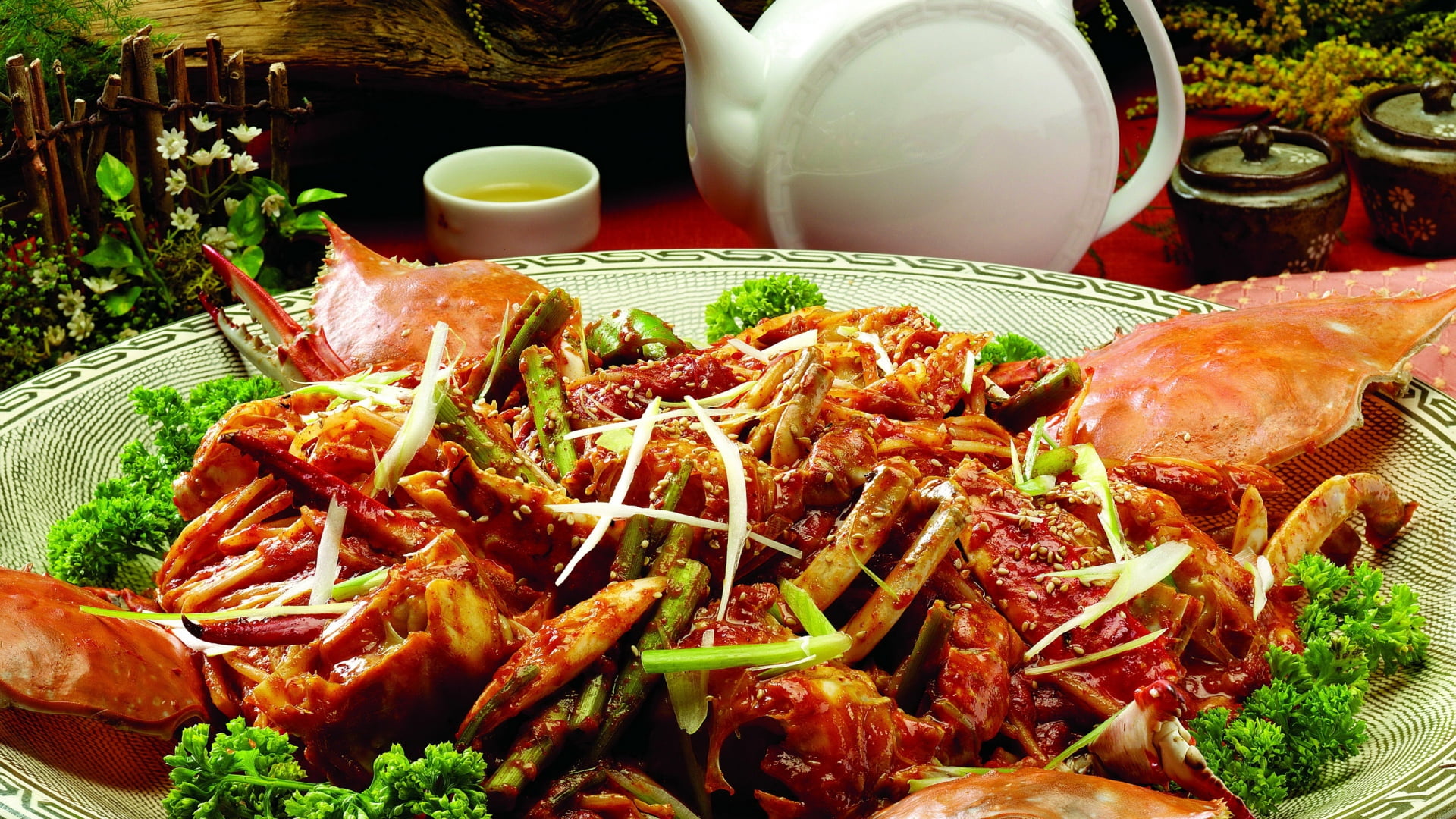 close-up, temptation, meat, salad, healthy eating, container, crustacean, wellbeing, lobster, restaurant, spice, seafood, gourmet, cooking, healthy, chicken, HD Wallpaper