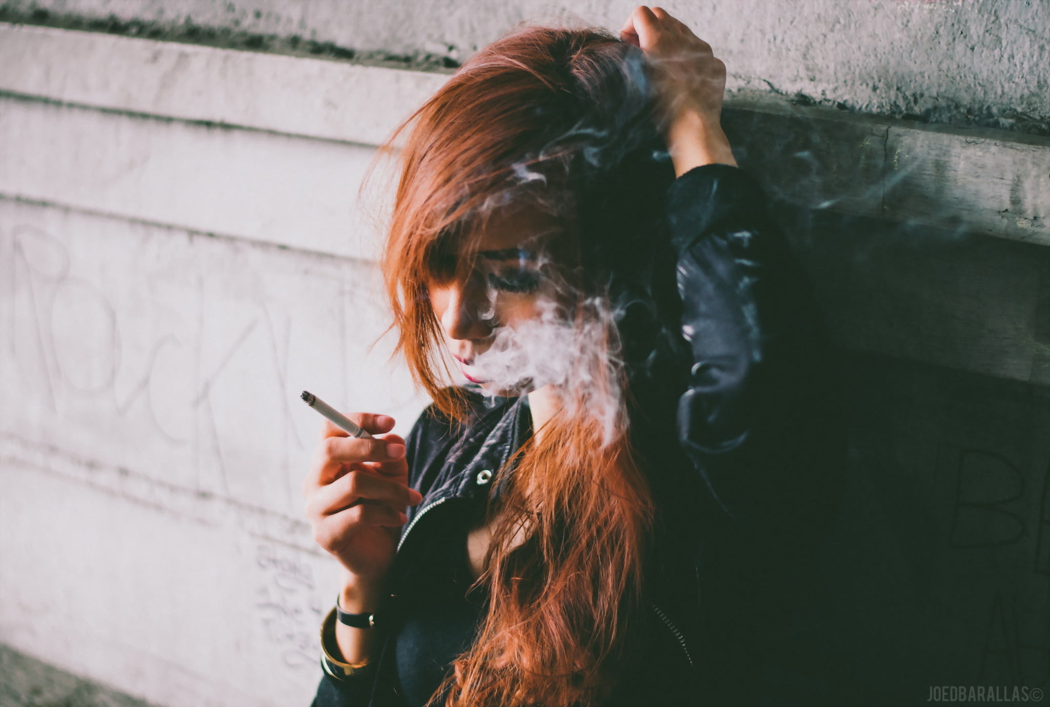 leisure activity, outdoors, real people, one Person, females, loneliness, hairstyle, beautiful, fashion, addiction, wall - building feature, girl, s, lifestyles, HD Wallpaper
