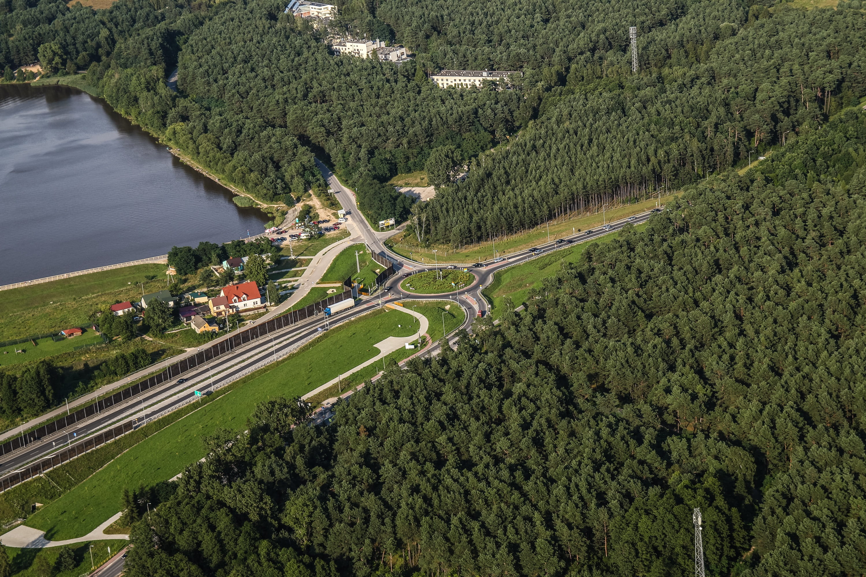 plant, nature, transport hub, travel, tree, high angle view, transportation, the height of the, scenics - nature, tranquility, landscape, roundabout, outdoors, HD Wallpaper