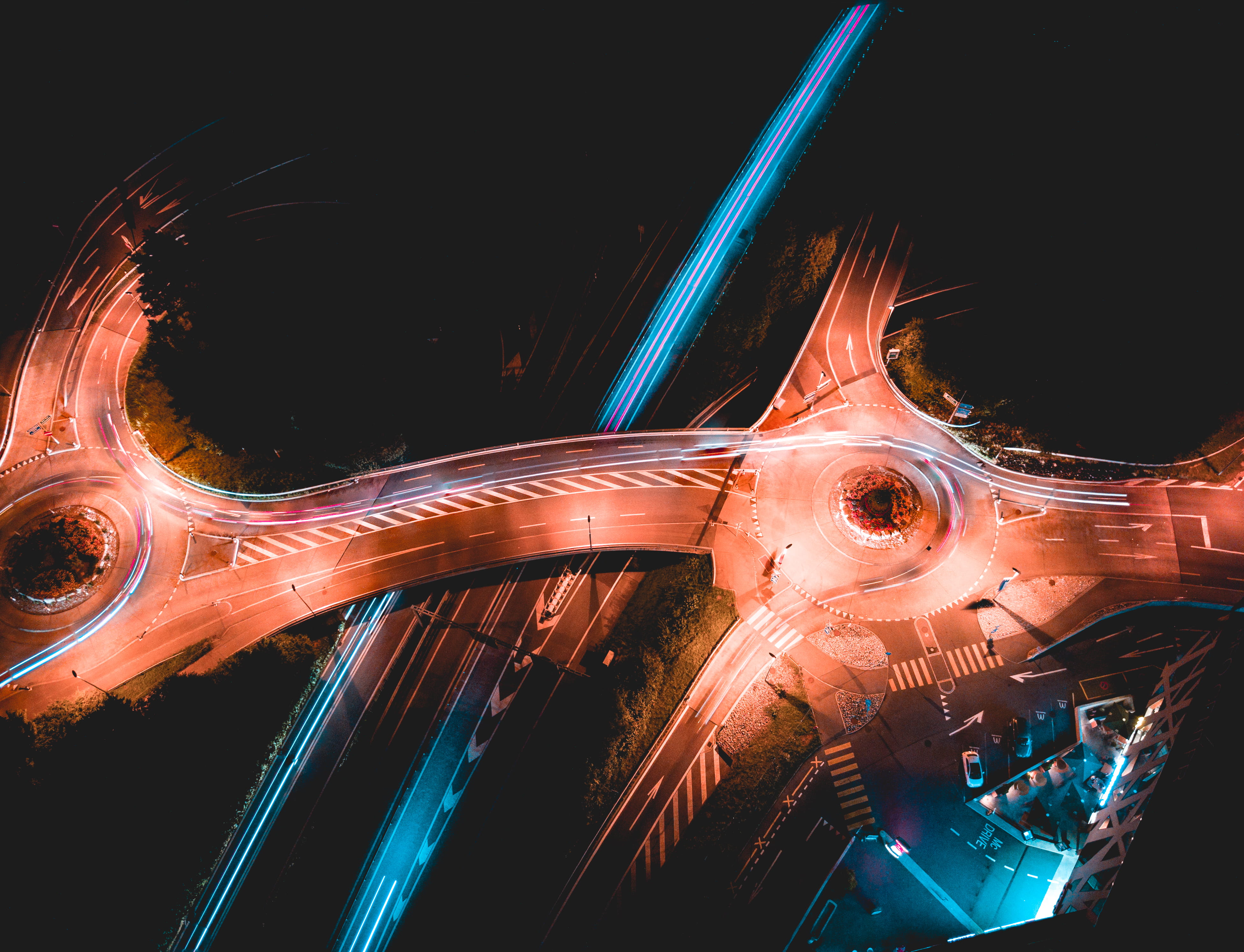 cyberpunk, lights, long exposure, spiez, nightlife, future, 4K, car, light trail, light - natural phenomenon, no people, illuminated, pattern, indoors, HD Wallpaper