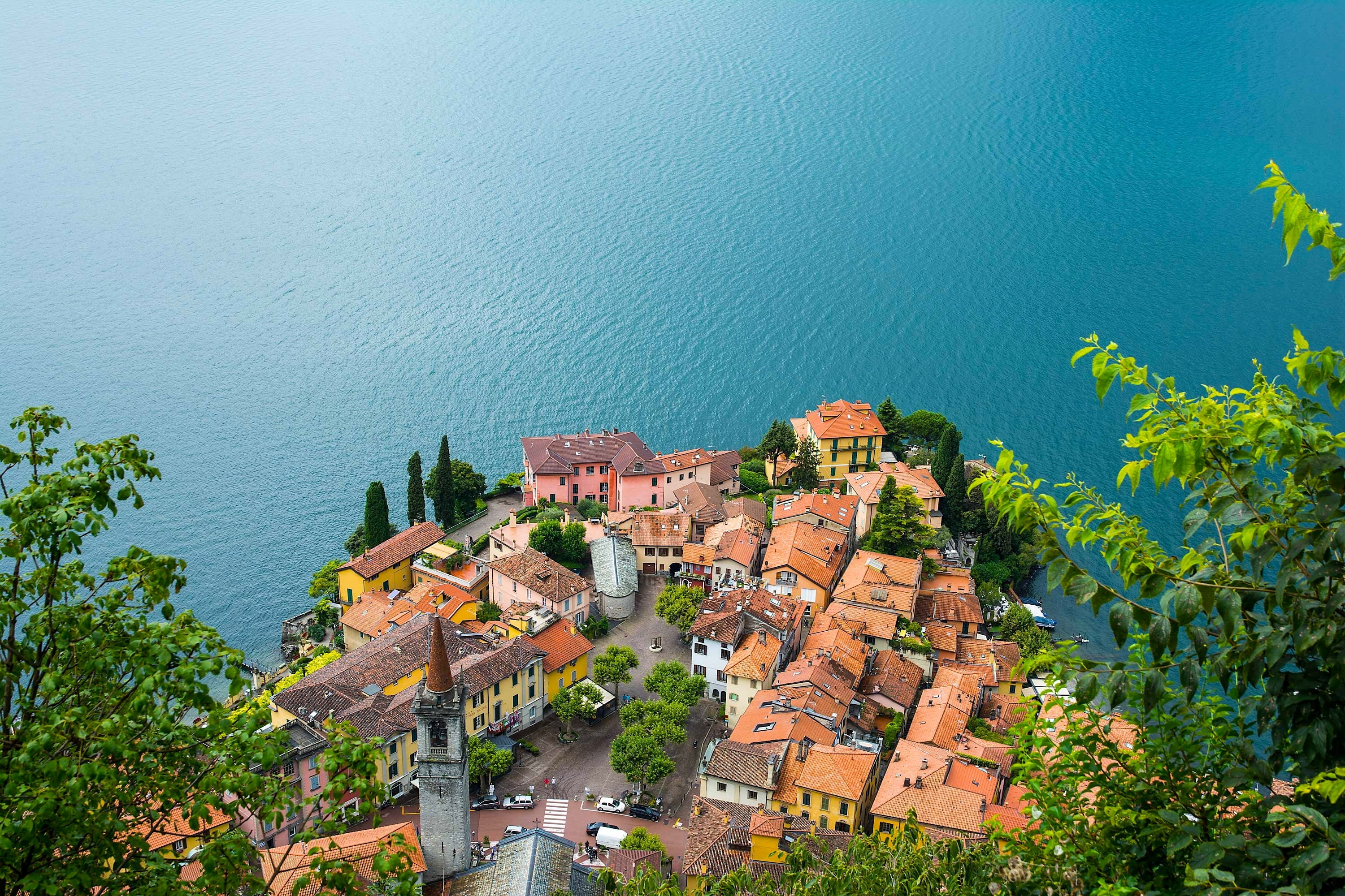 Coast, Varenna, House, 2K, Italy, Towns, Town, Man Made, HD Wallpaper