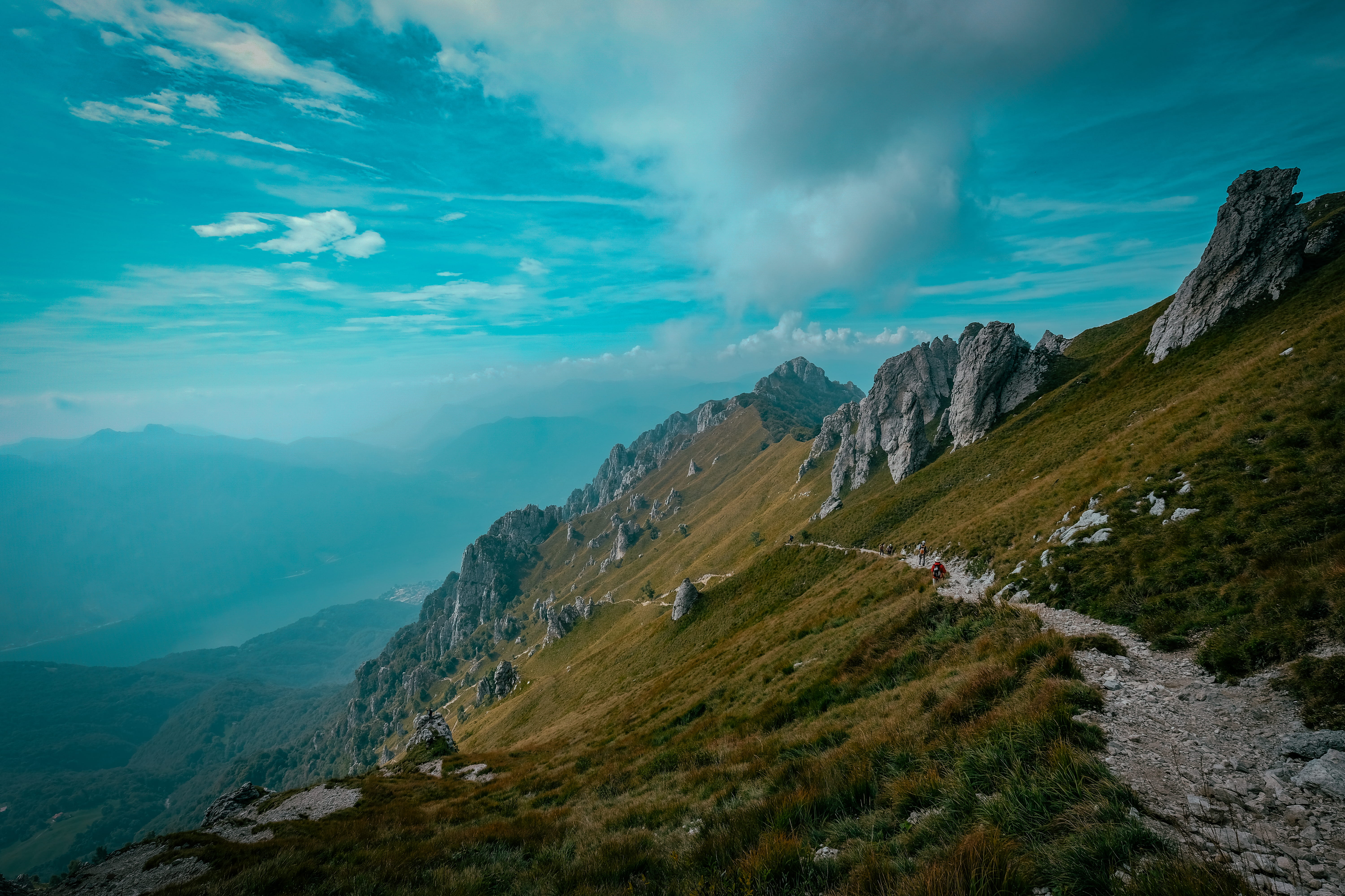 dolomites, rock - Object, mountain Peak, tourism, grignettum, travel, vacations, sky, lecco, beauty In Nature, tree, pian dei resinelli, mountain Range, HD Wallpaper