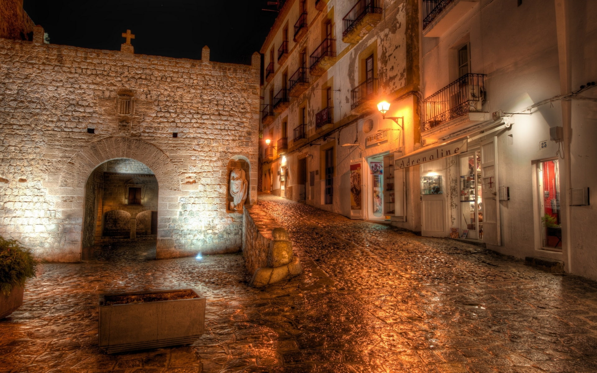 street, ibiza, 1080P, travel and world, HD Wallpaper