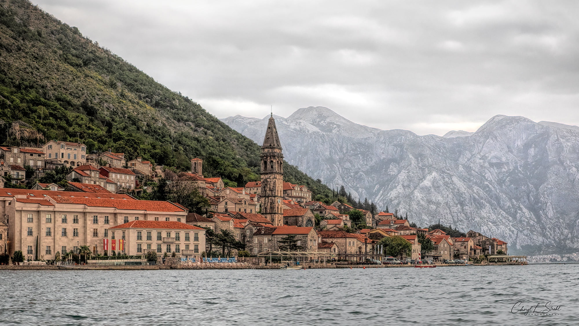 Montenegro, building, The Dinaric Alps, Kotor Bay, Bay of Kotor, landscape, Kotor, home, Dinaric Alps, To, 1080P, Bay, mountains, HD Wallpaper