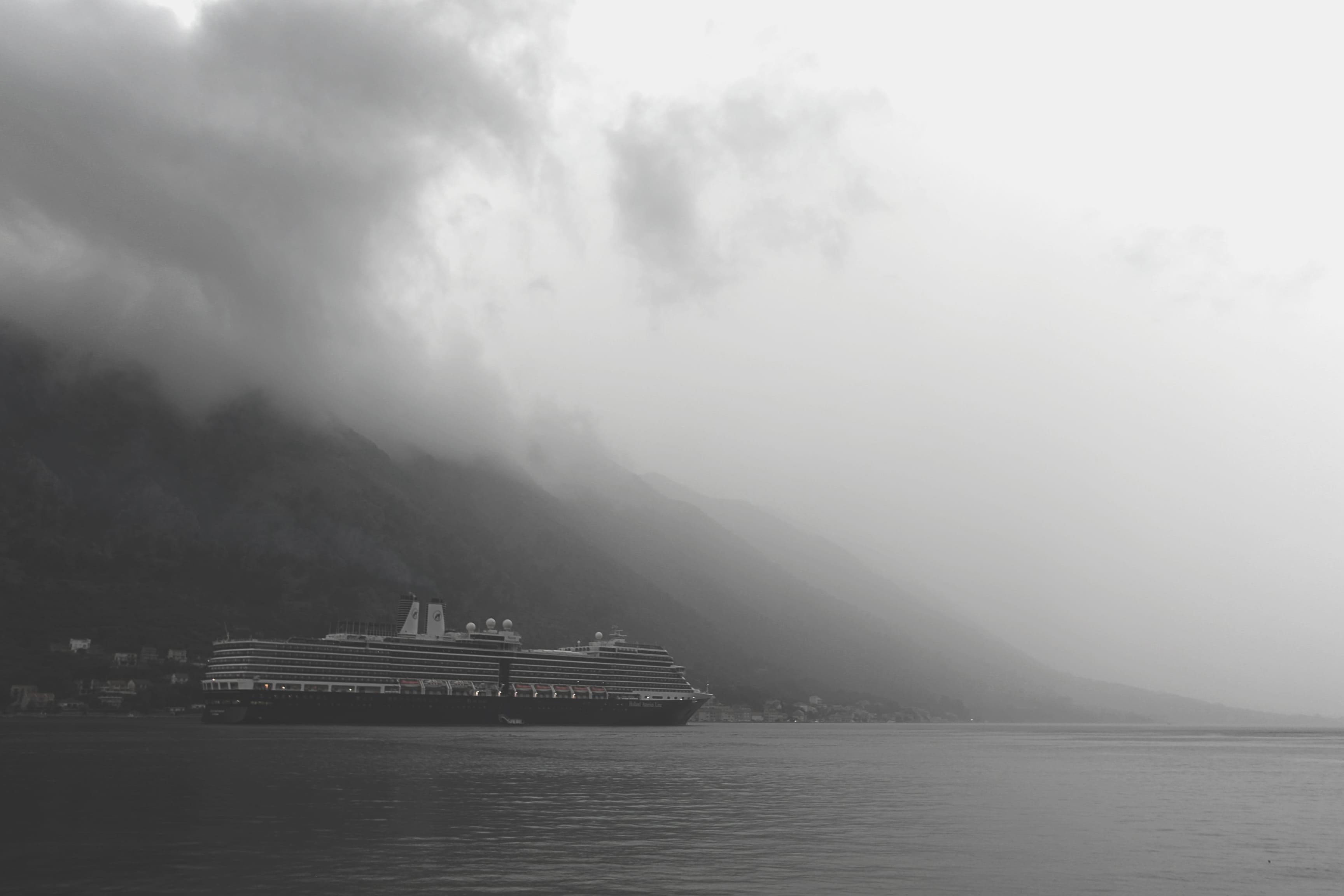 water, sky, mode of transportation, nautical vessel, cruise ship, waterfront, rainy, scenics - nature, beauty in nature, nature, no people, travel, outdoors, HD Wallpaper