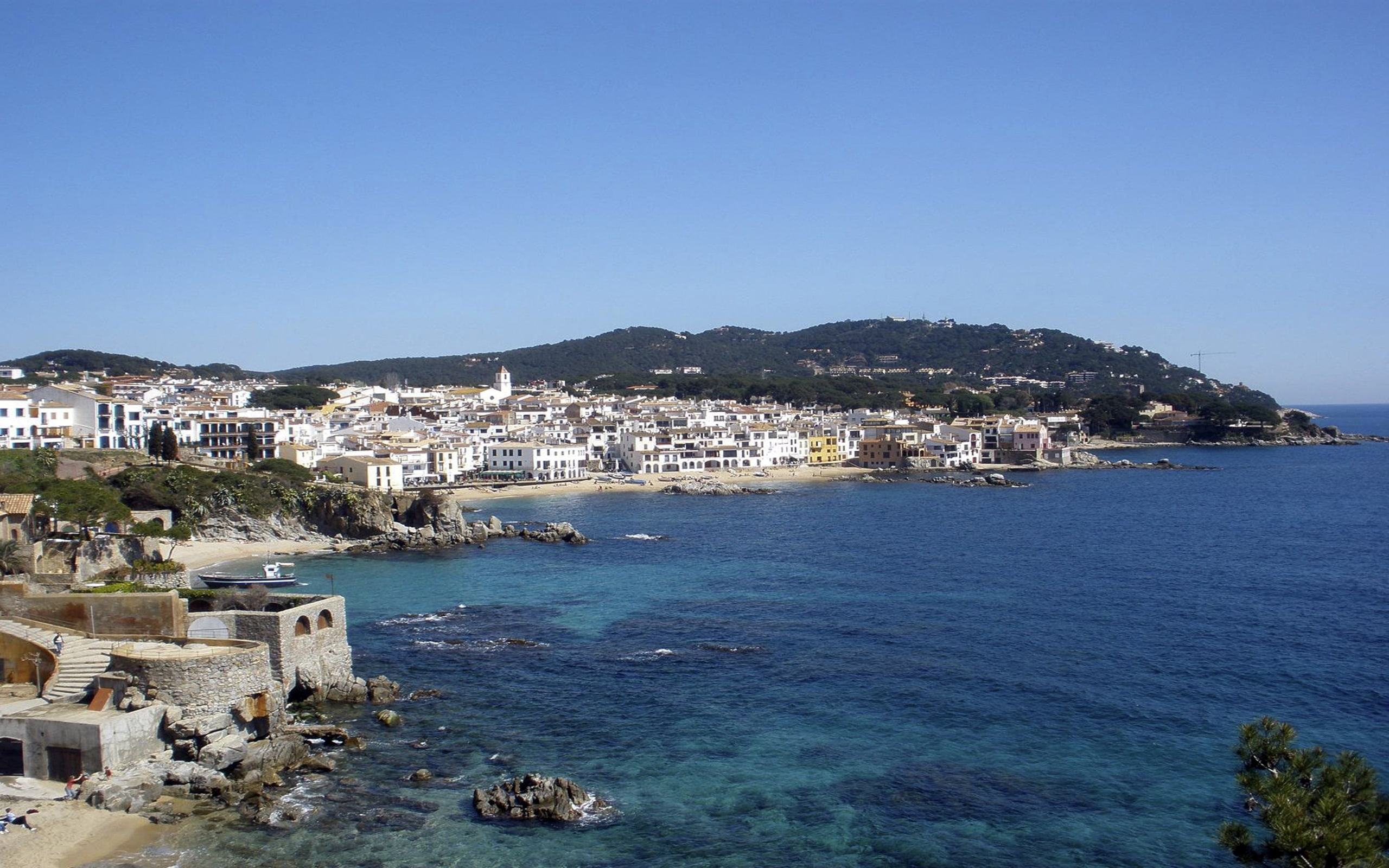 de, hotel, garbi, palafrugell, spain, calella, 2K, HD Wallpaper
