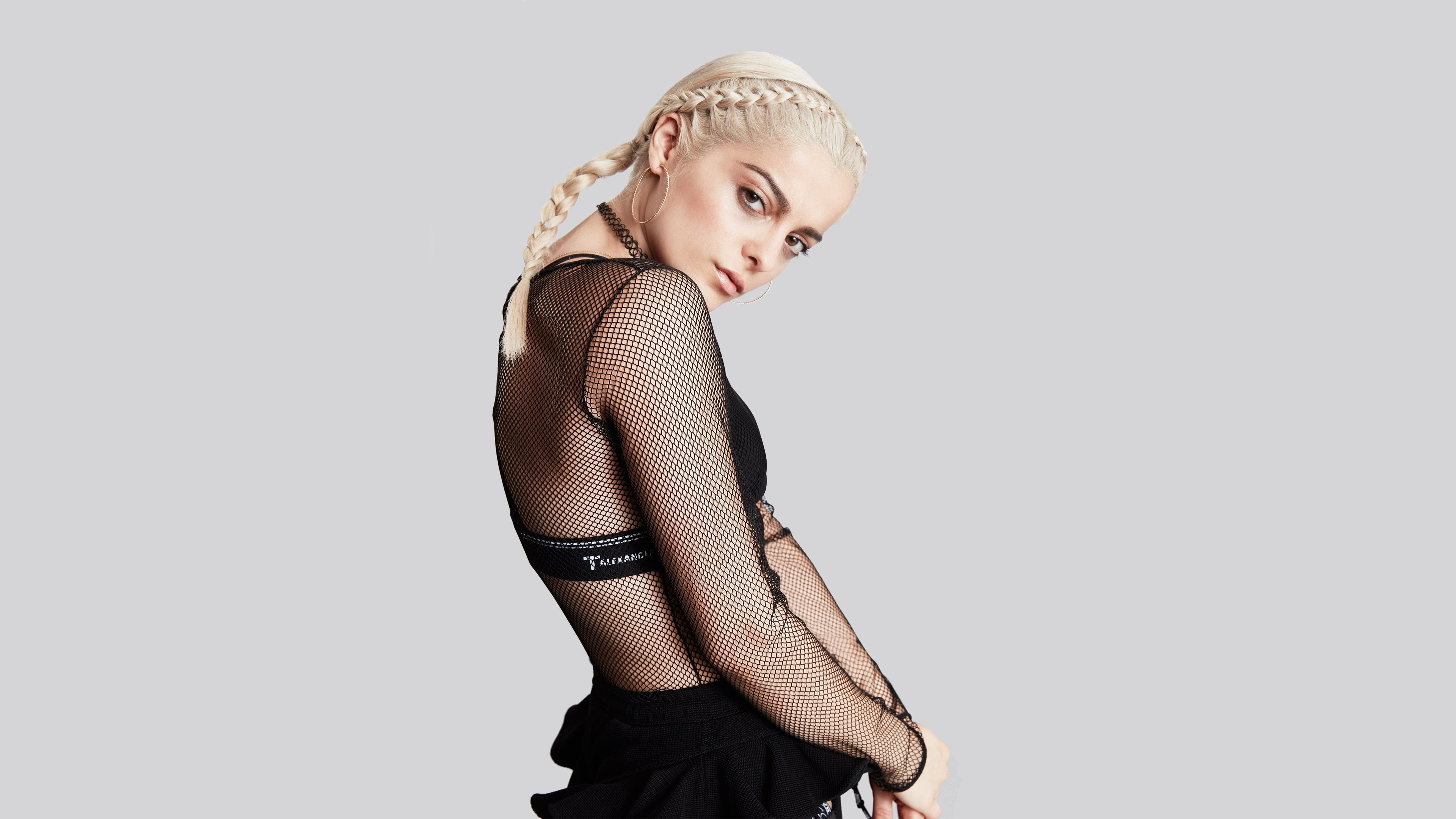 women, indoors, beauty, blond hair, human limb, hair, young adult, clothing, fashion, confidence, portrait, 4K, bebe rexha 4k  image  download, beautiful woman, HD Wallpaper