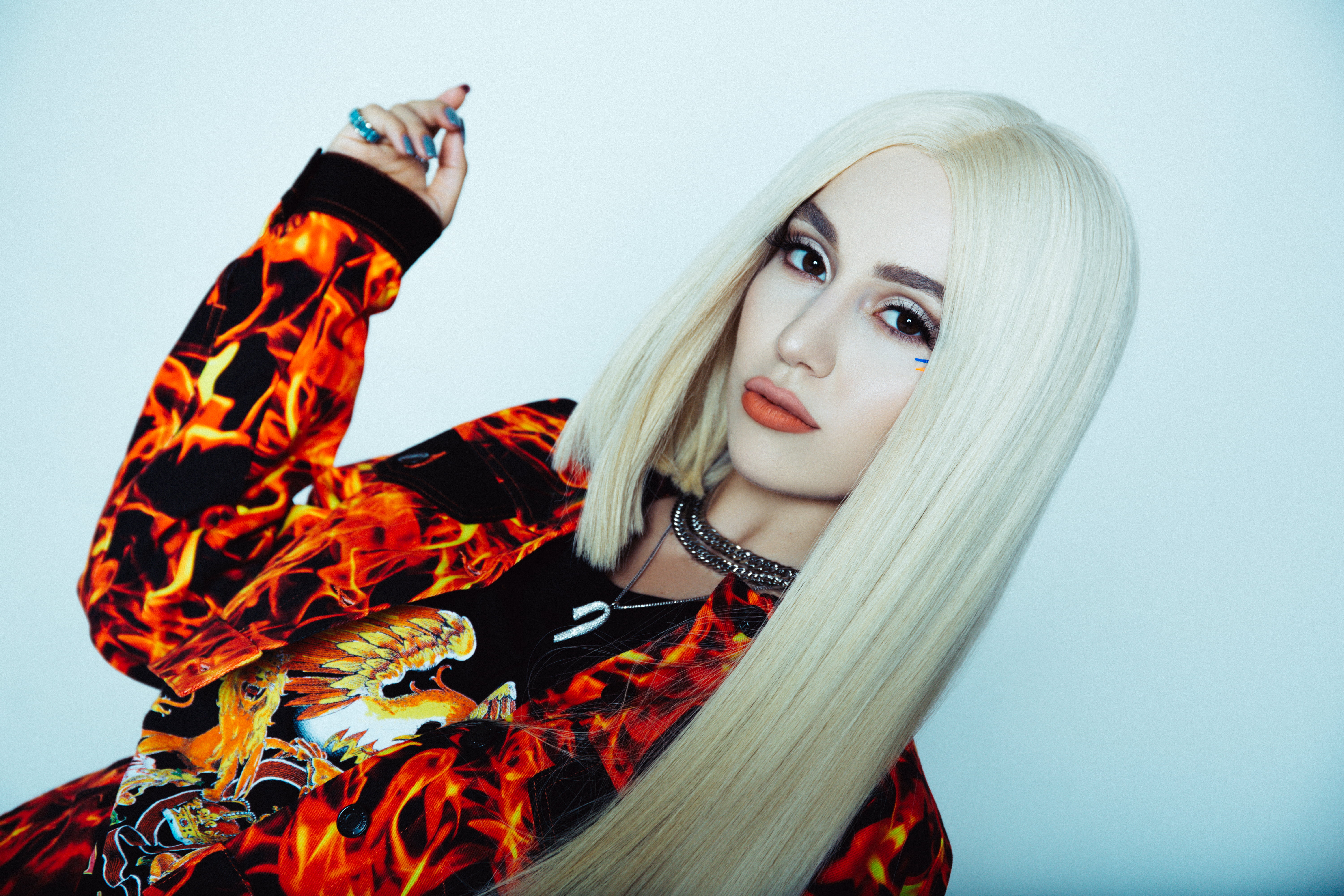 American, Ava Max, Singer, Singers, Woman, Blonde, Lipstick, 5K, HD Wallpaper