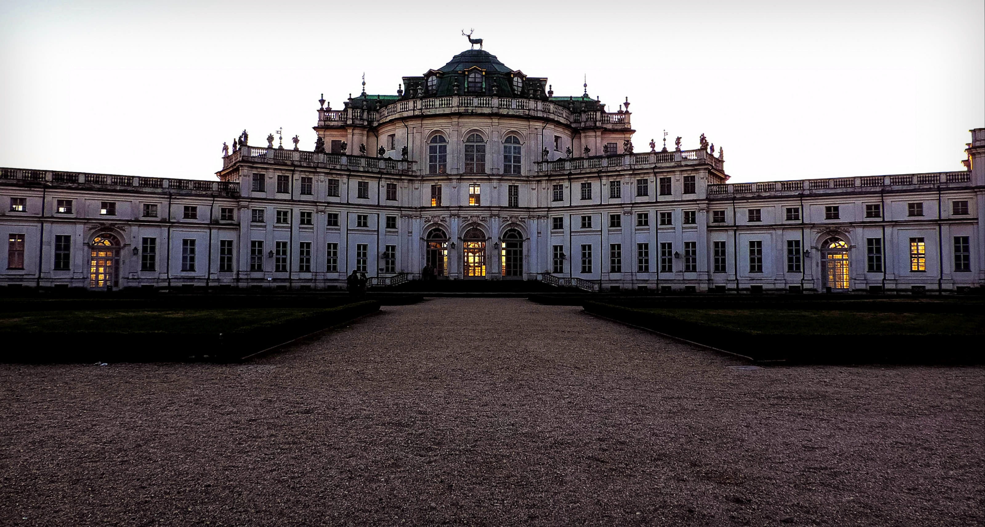 tourism, nature, palazzina di caccia, mansion, building exterior, piemonte, landscape, near, history, sky, torino, building, white, travel destinations, HD Wallpaper