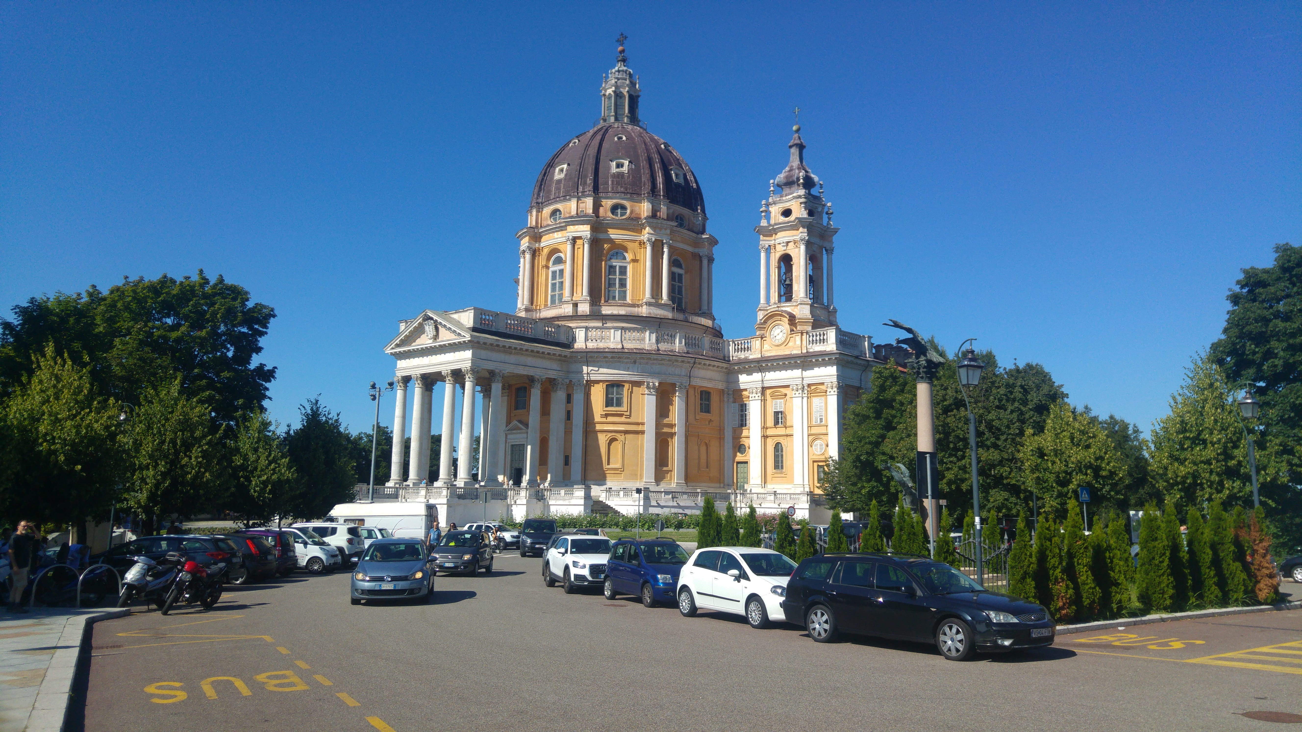 transportation, city, built structure, monuments, motor vehicle, filippo juvarra, place of worship, sky, the late baroque, outdoors, government, history, HD Wallpaper