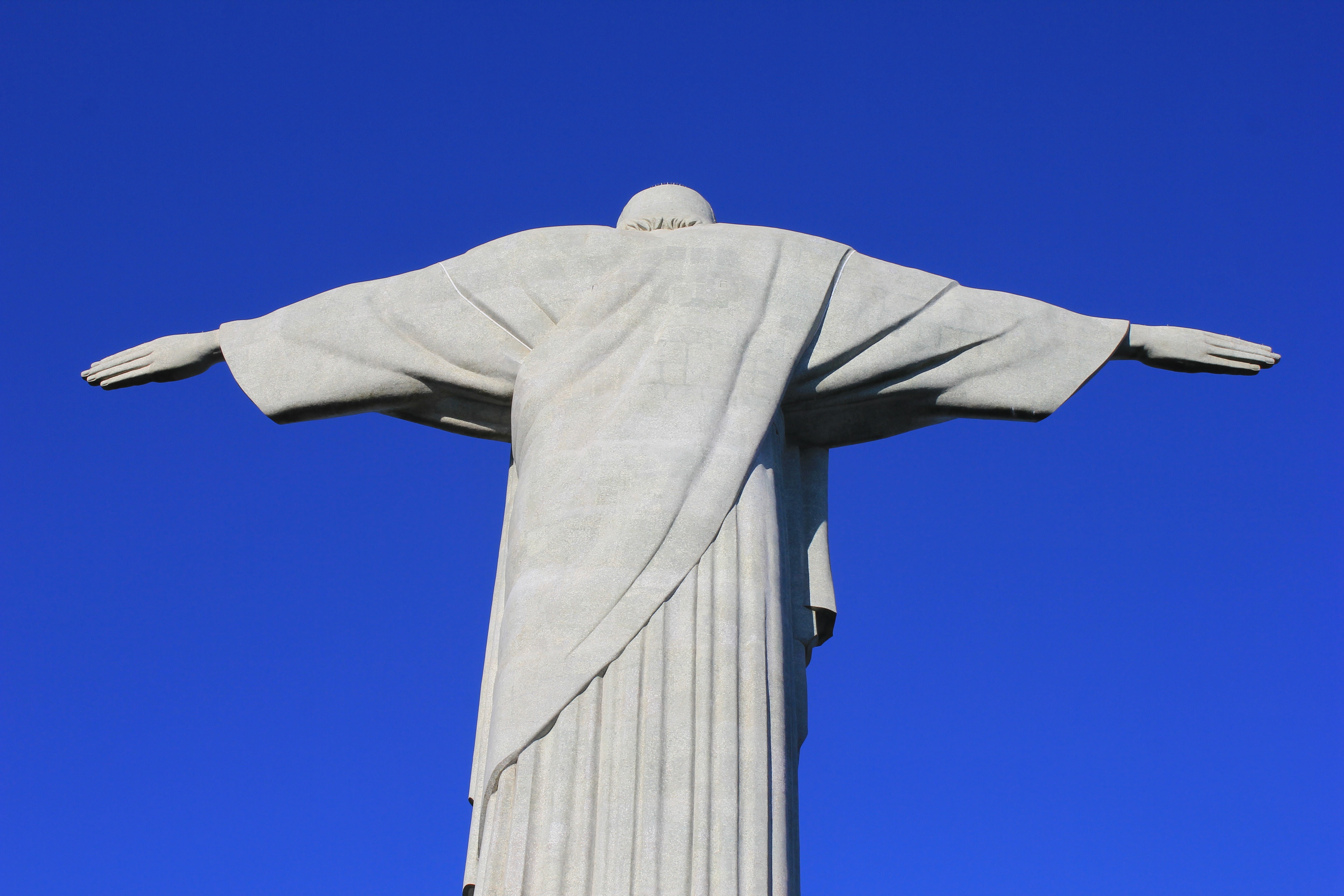 religious equipment, 5K, religion, sky, no people, day, belief, outdoors, rio de janeiro, human representation, nature, travel destinations, christ, spirituality, HD Wallpaper