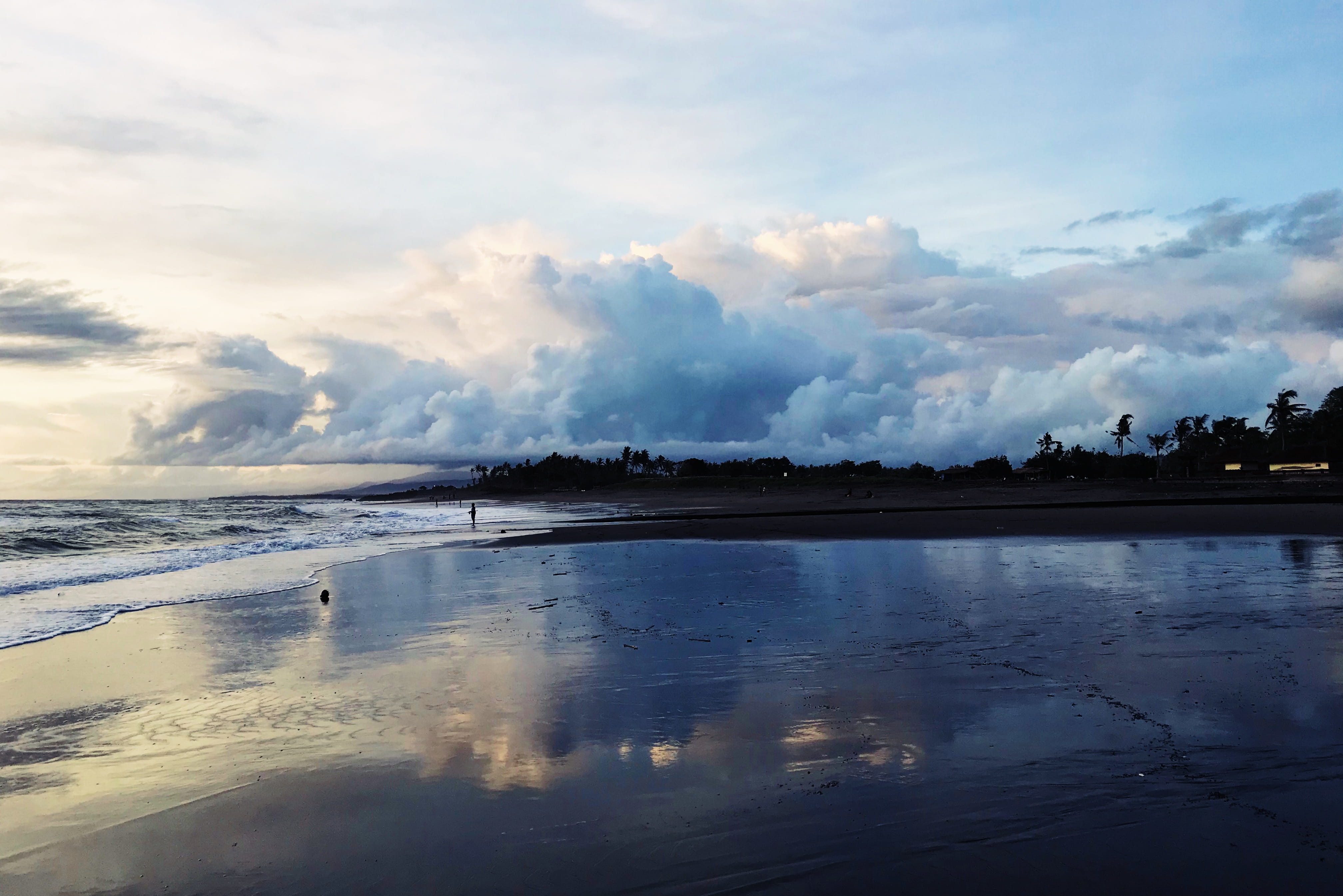 light, cumulus, water, scenics - nature, no people, beach, jl. segara, day, non-urban scene, tree, indonesia, ocean, azure sky, kediri, land, idyllic, tranquility, HD Wallpaper